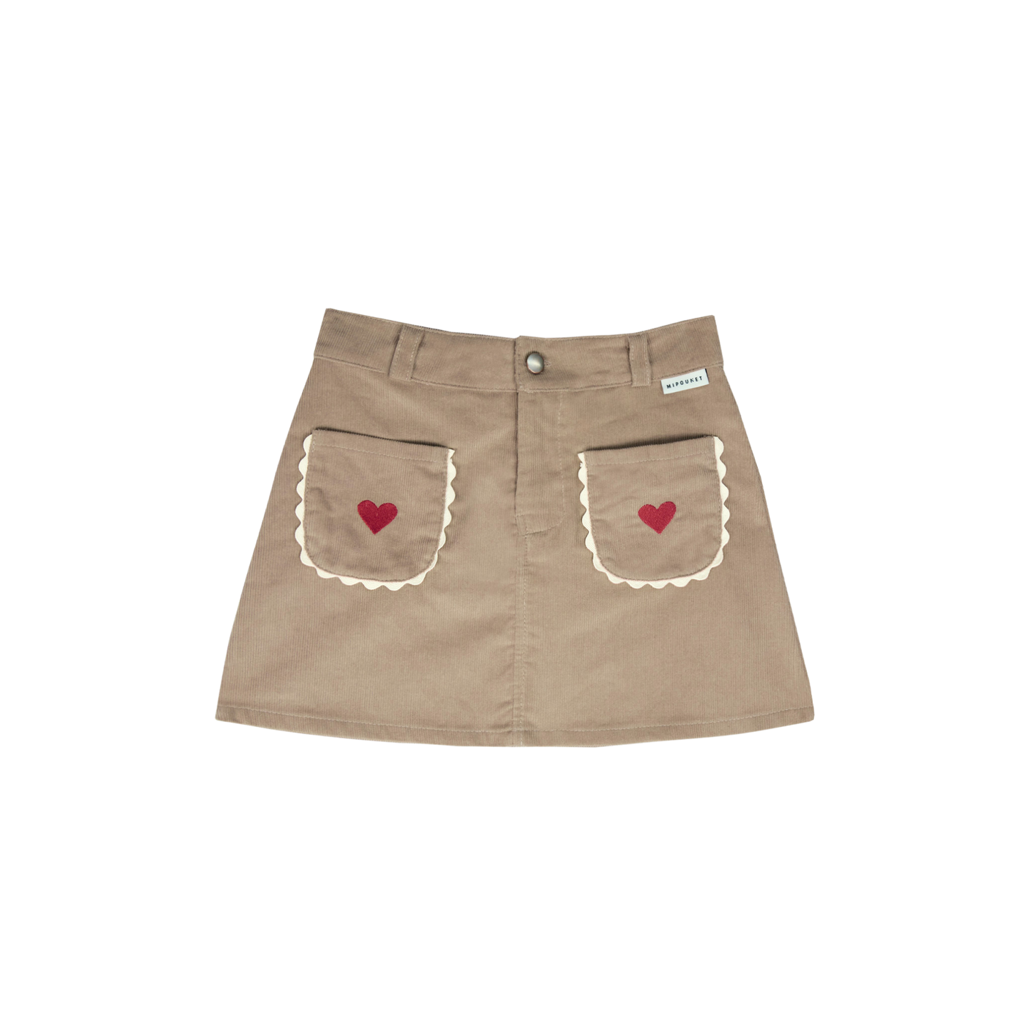 Mipounet Coconut Geraldine Corduroy Skirt