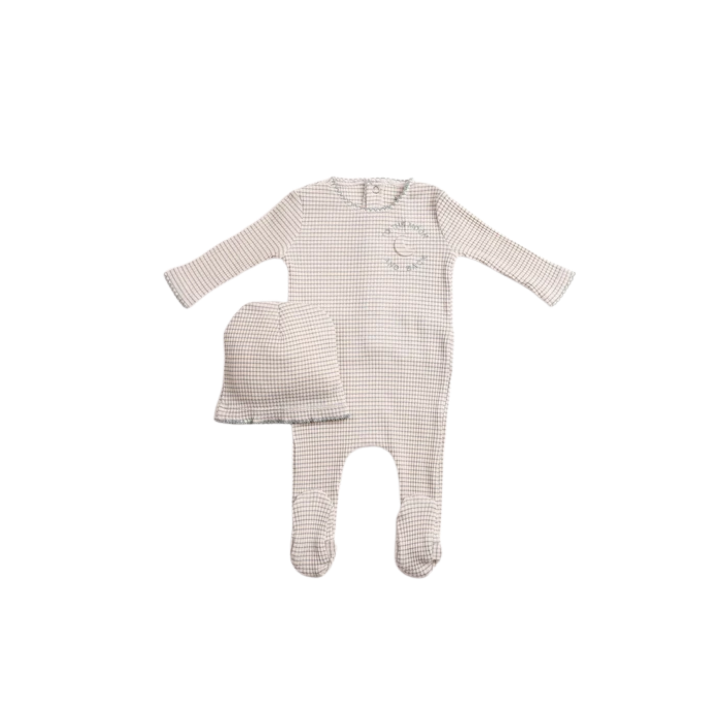 Bee And Dee London Fog To The Moon Footie With Beanie