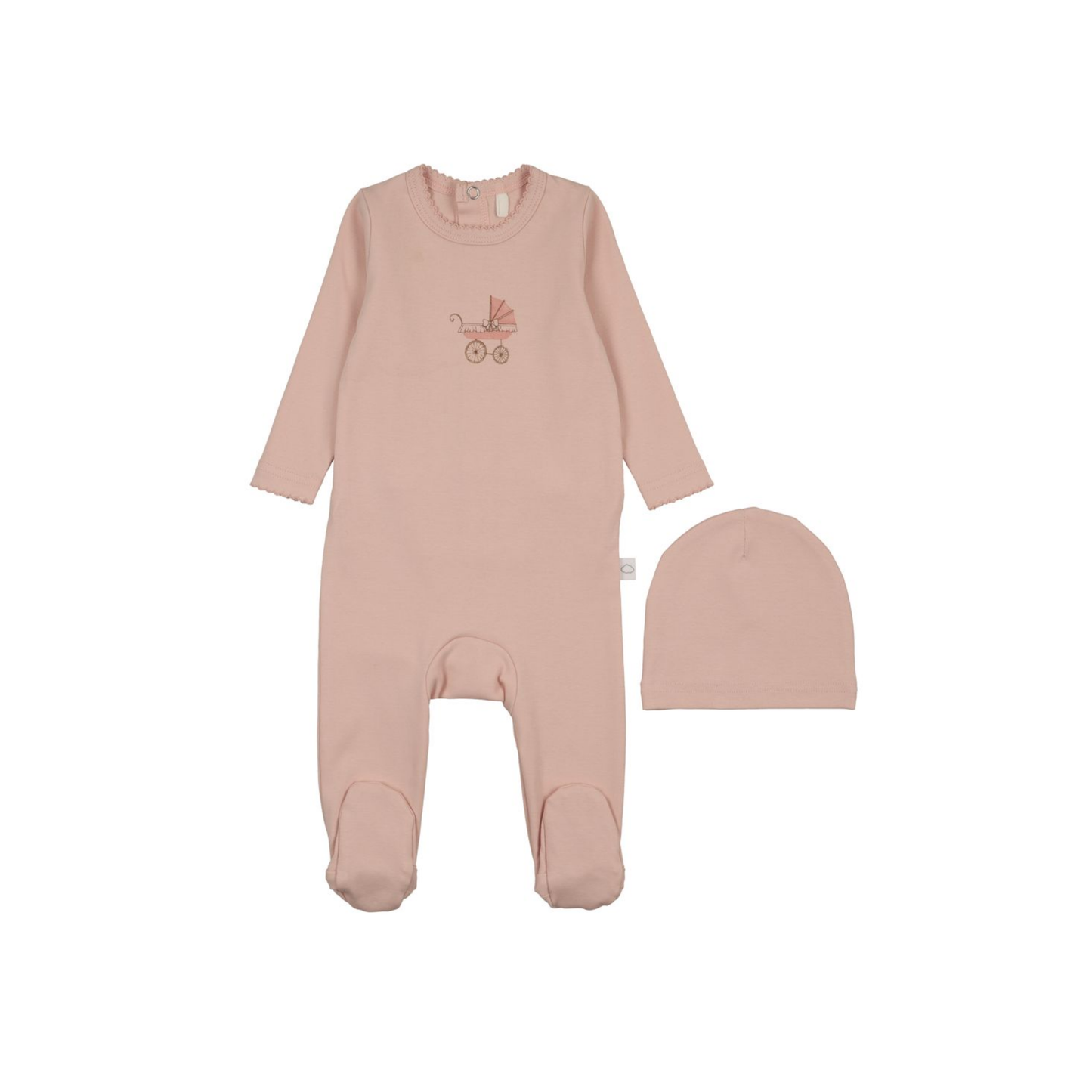 Pouf Pink Graphic Footie