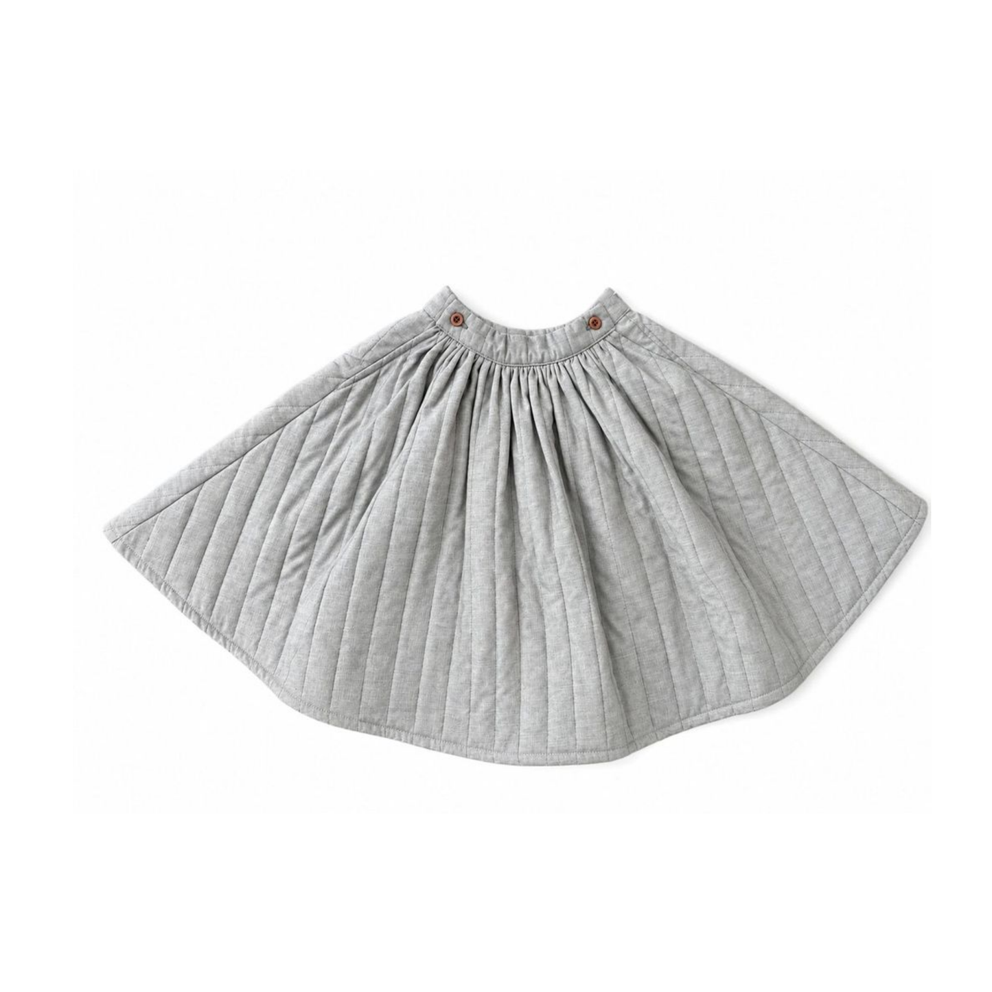 Calla Lili Taupe Quilted Skirt