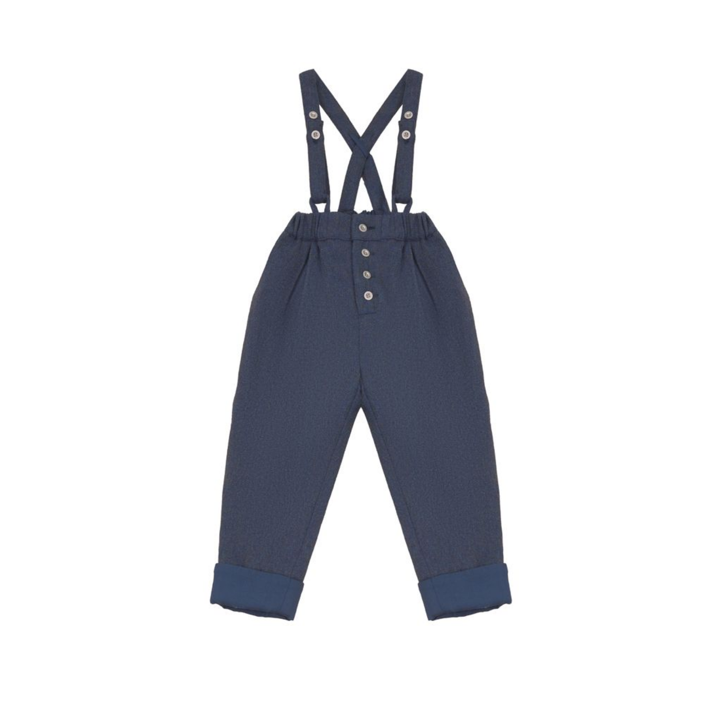 Calla Lili Blue Pants Wth Suspenders