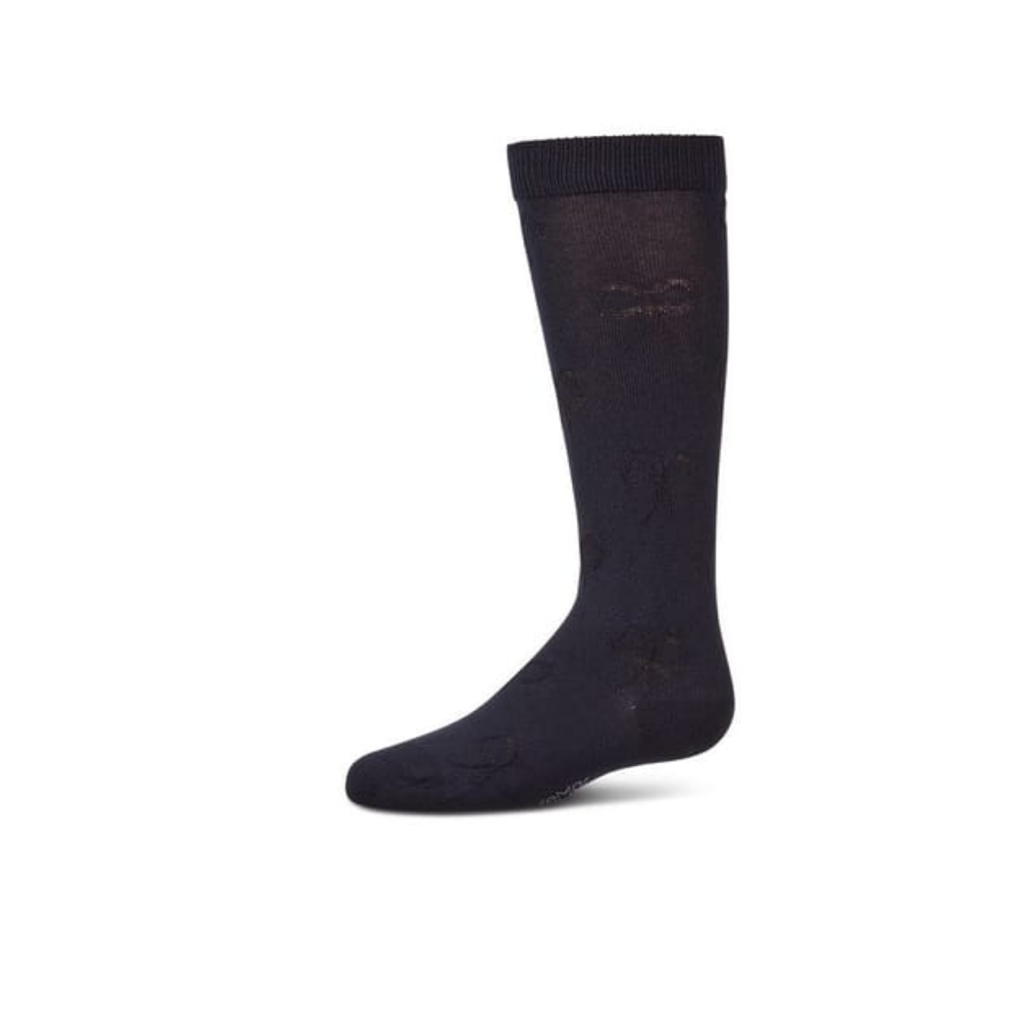 Memoi Navy 3D Bow Knee High