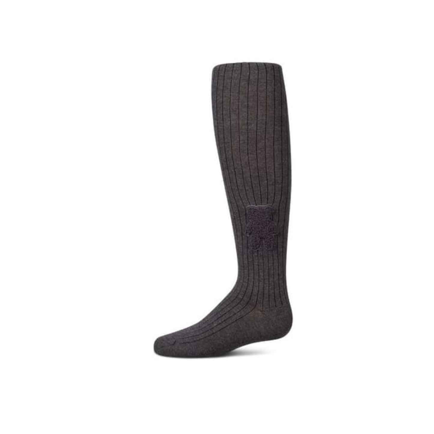 Memoi Charcoal Gray Cozy Cub Cotton Tights