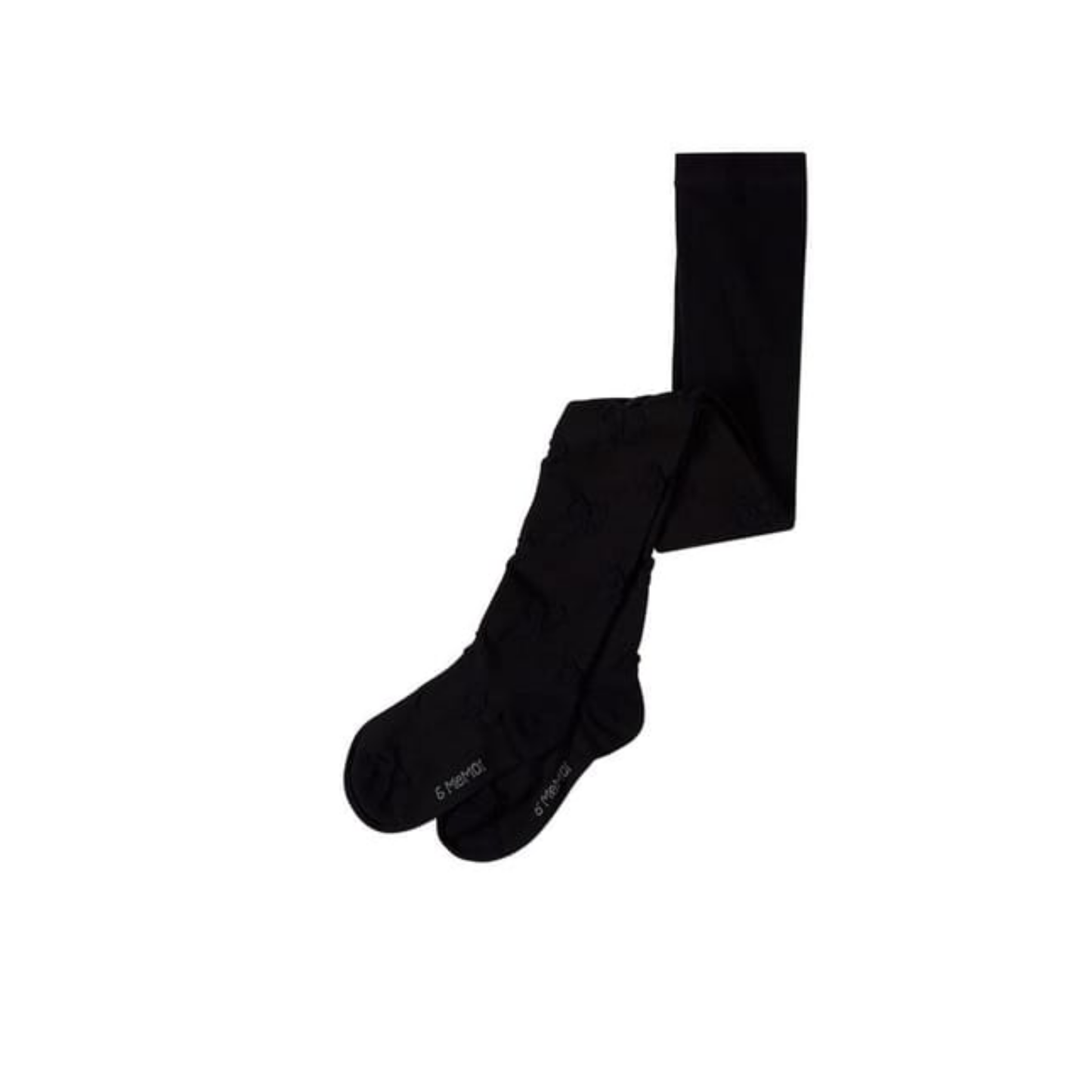 Memoi Navy 3D Bow Cotton Tights