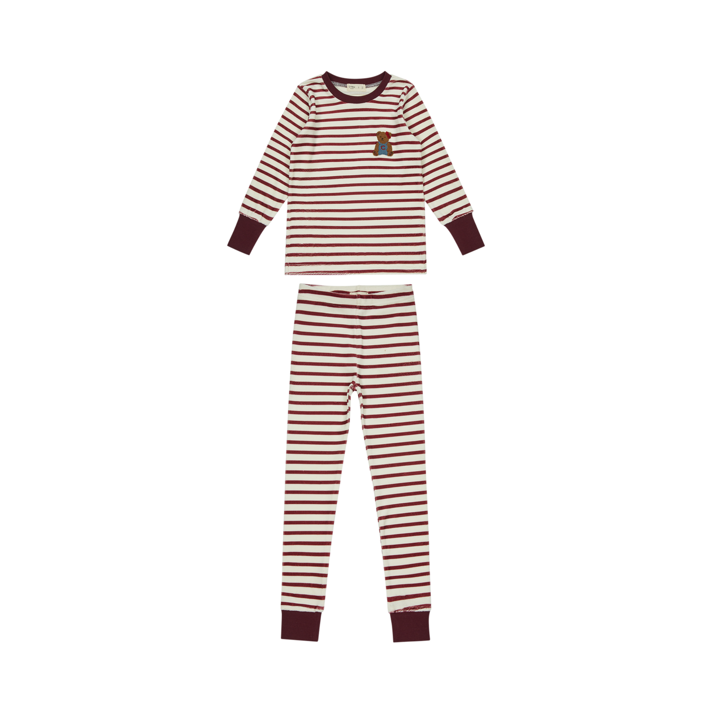 Crew Lounge Maroon Teddy Lounge Set