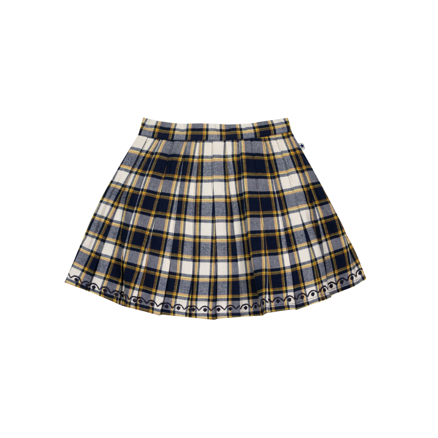 Bonton Grey/Black Checkered Mali Skirt