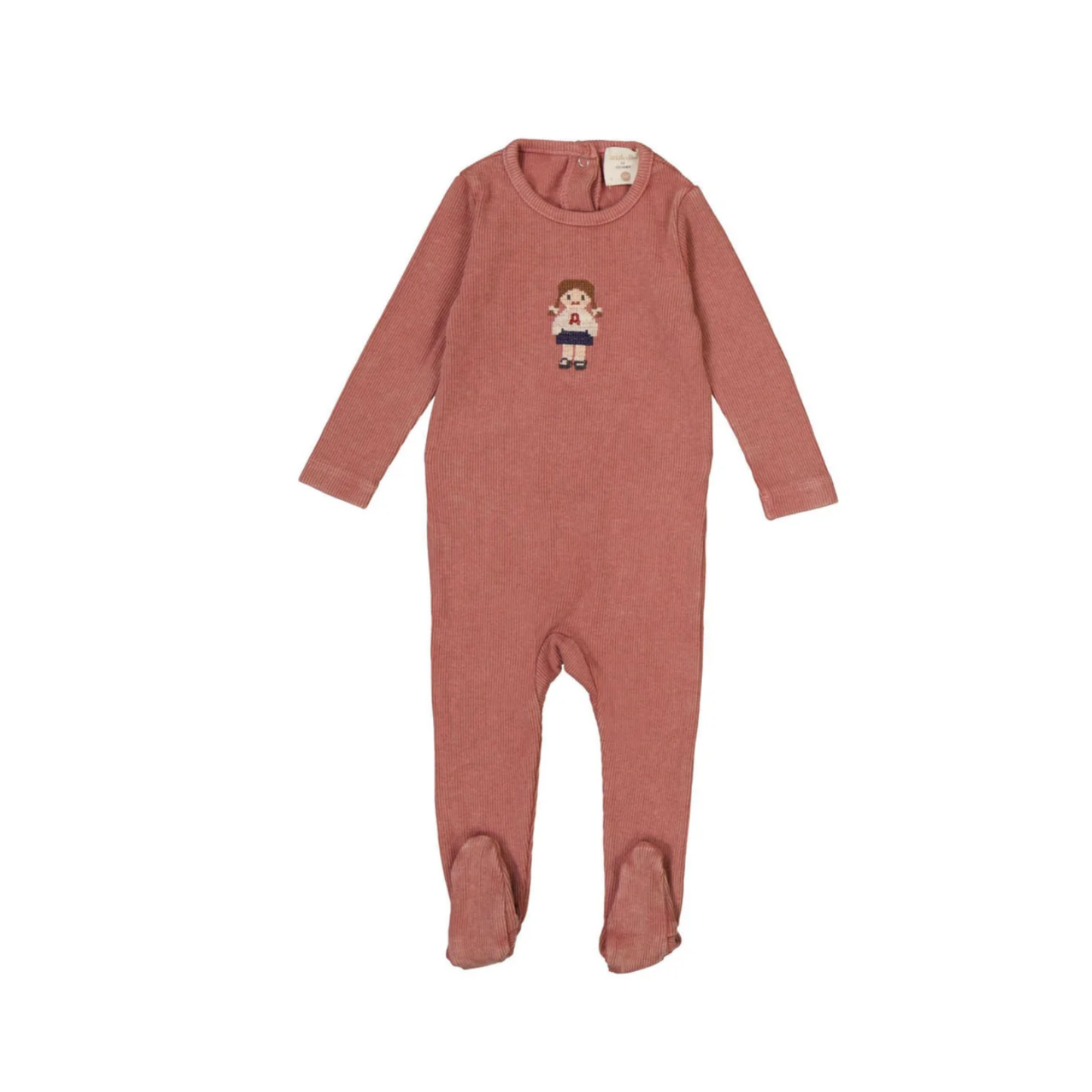 Analogie Vintage Pink Doll Footie