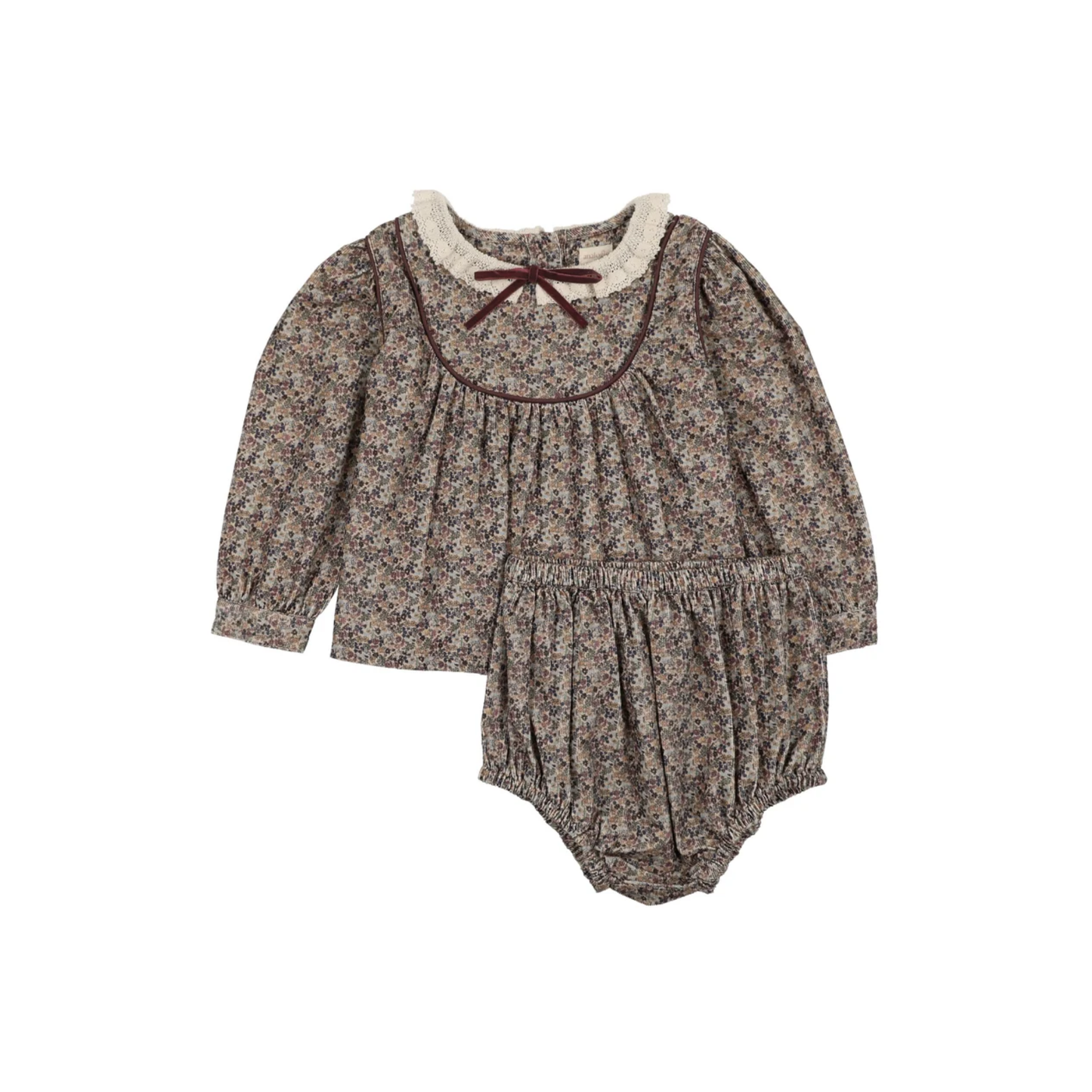 Analogie Oxford Tan Prin Home Garden Toddler Girls Set