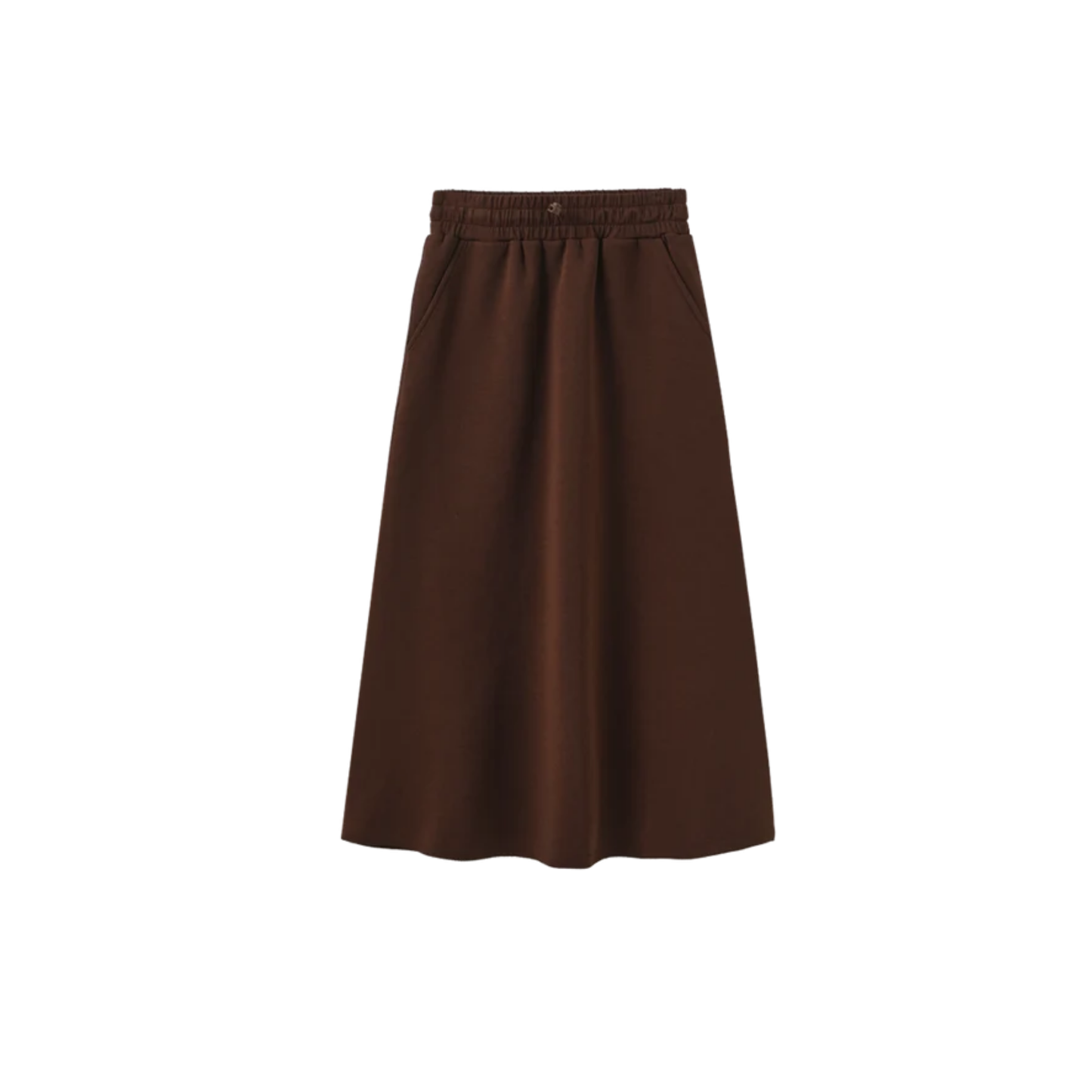 N+A Brown Shan Sweatshirt Midi Skirt
