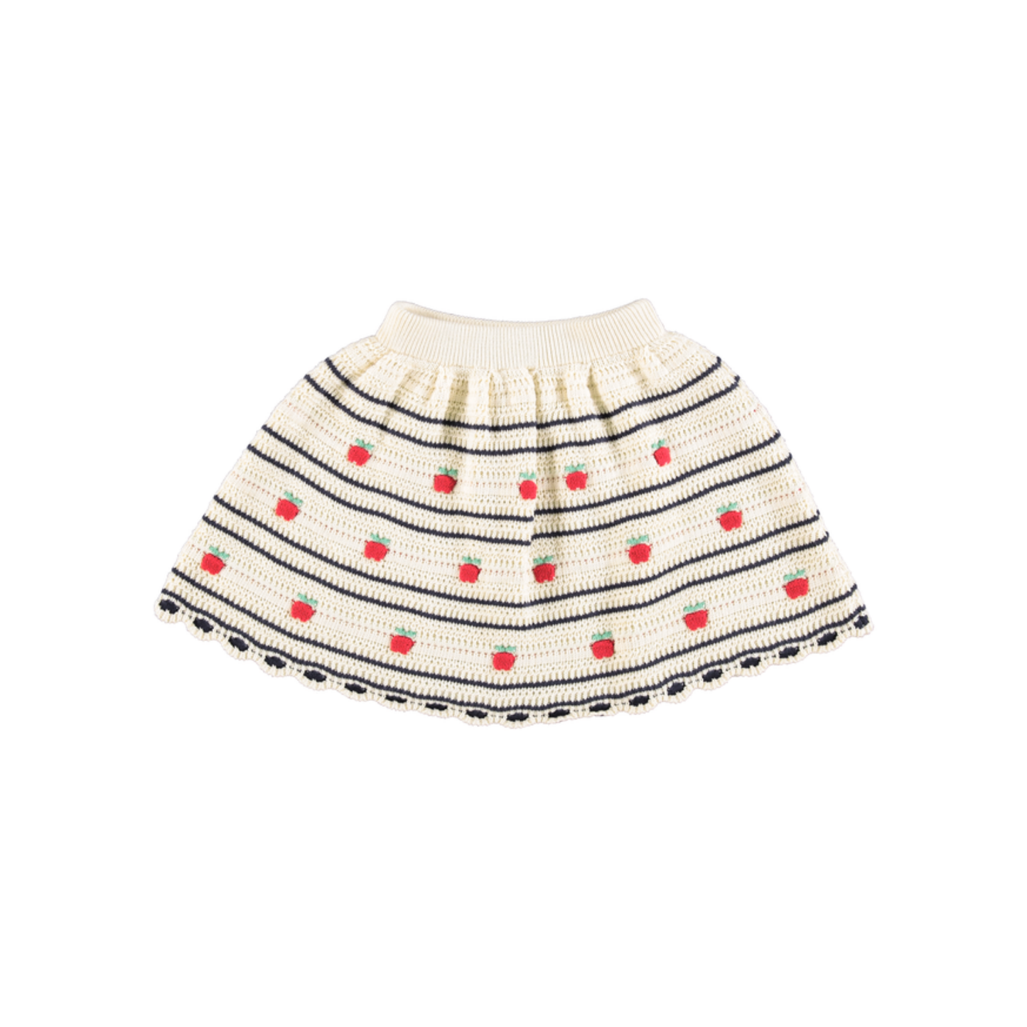 Bebe Organic Fall Apple Knit Daisy Skirt