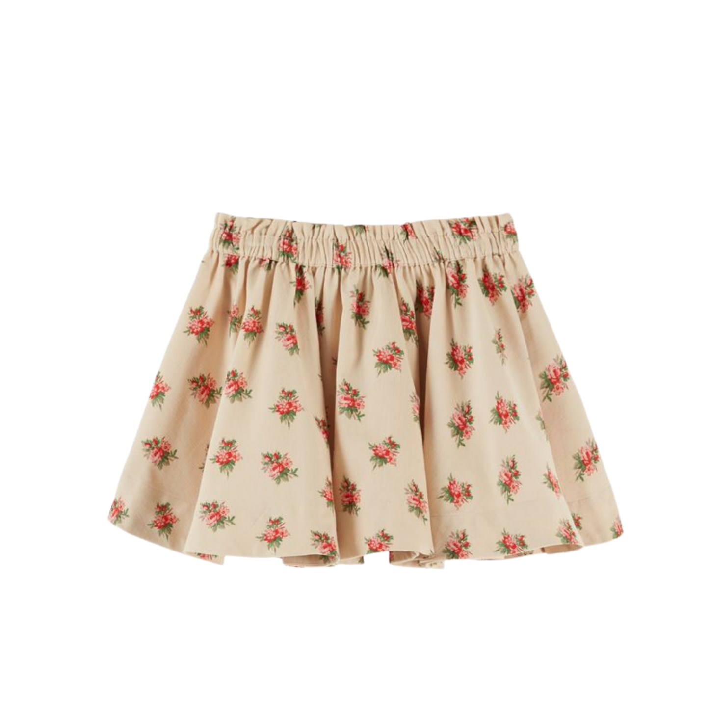 Emile Et Ida Soft Cream Soft Floral Skirt
