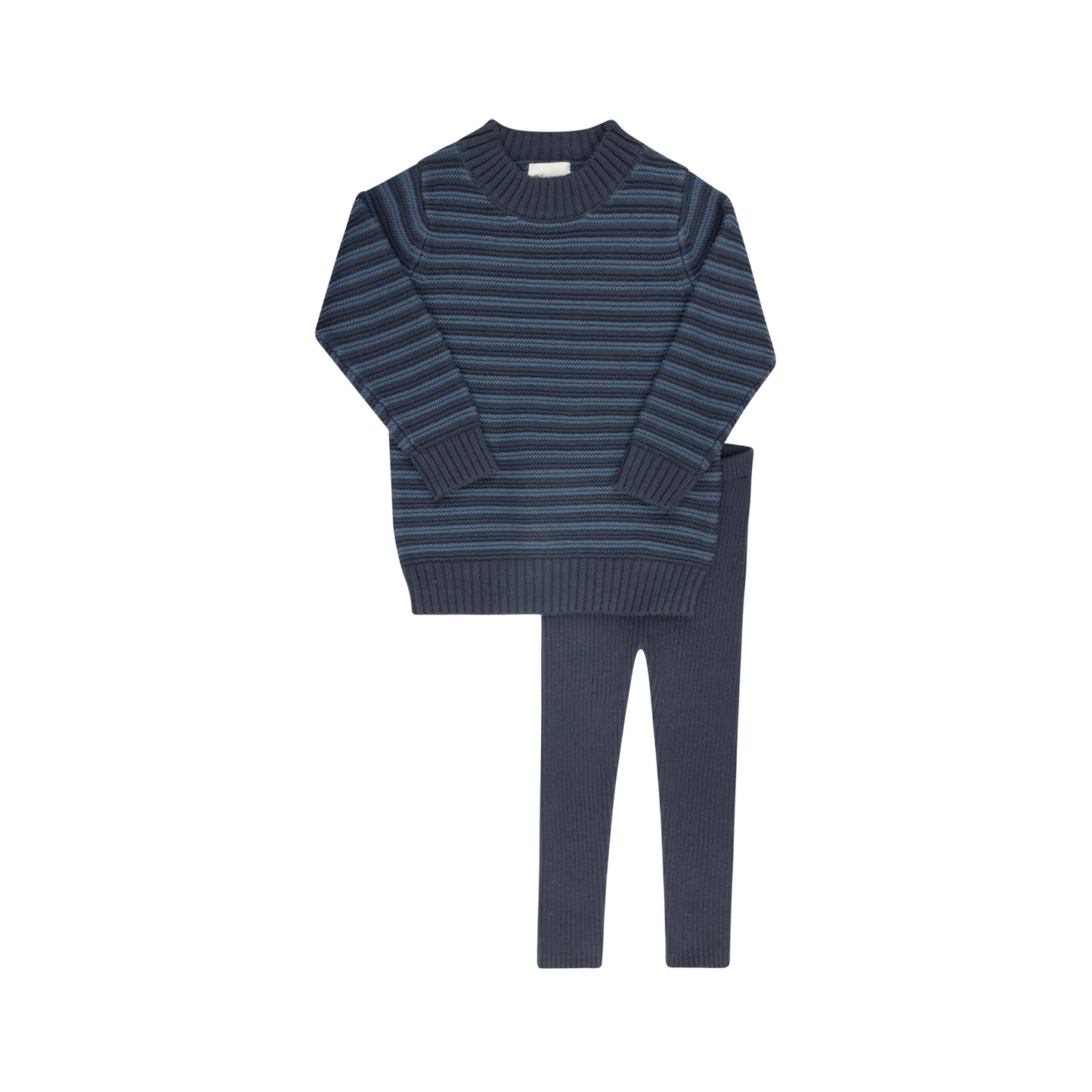 Looms Navy Embroidered Trim Set