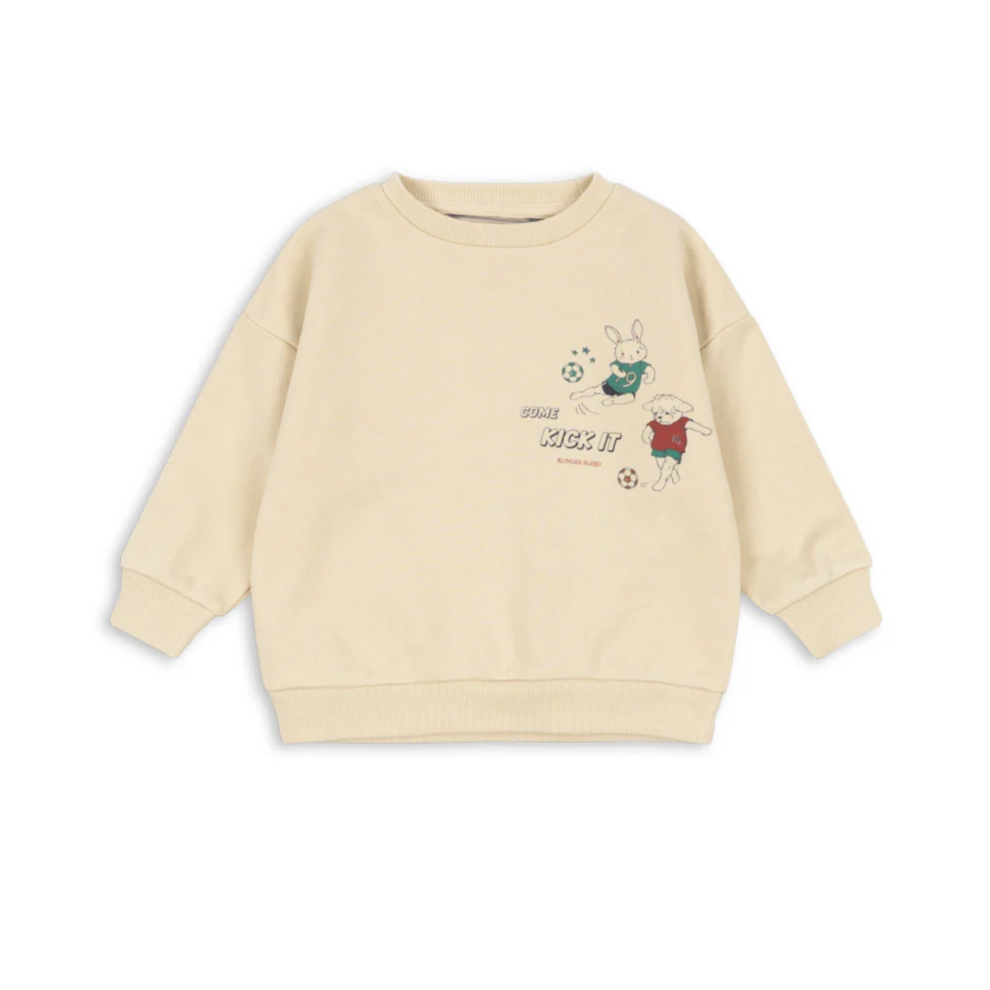 Konges Slojd Wood Ash Bunny League Long Sleeve Sweatshirt