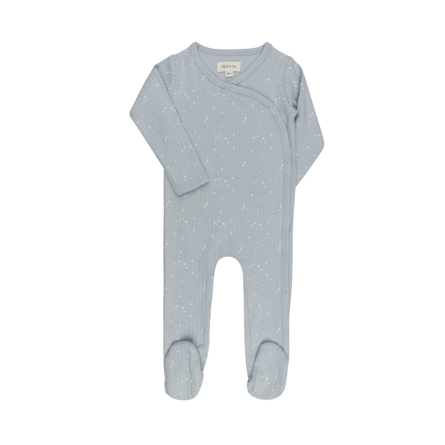 Ely's & Co Blue Stars Printed Stars Footie