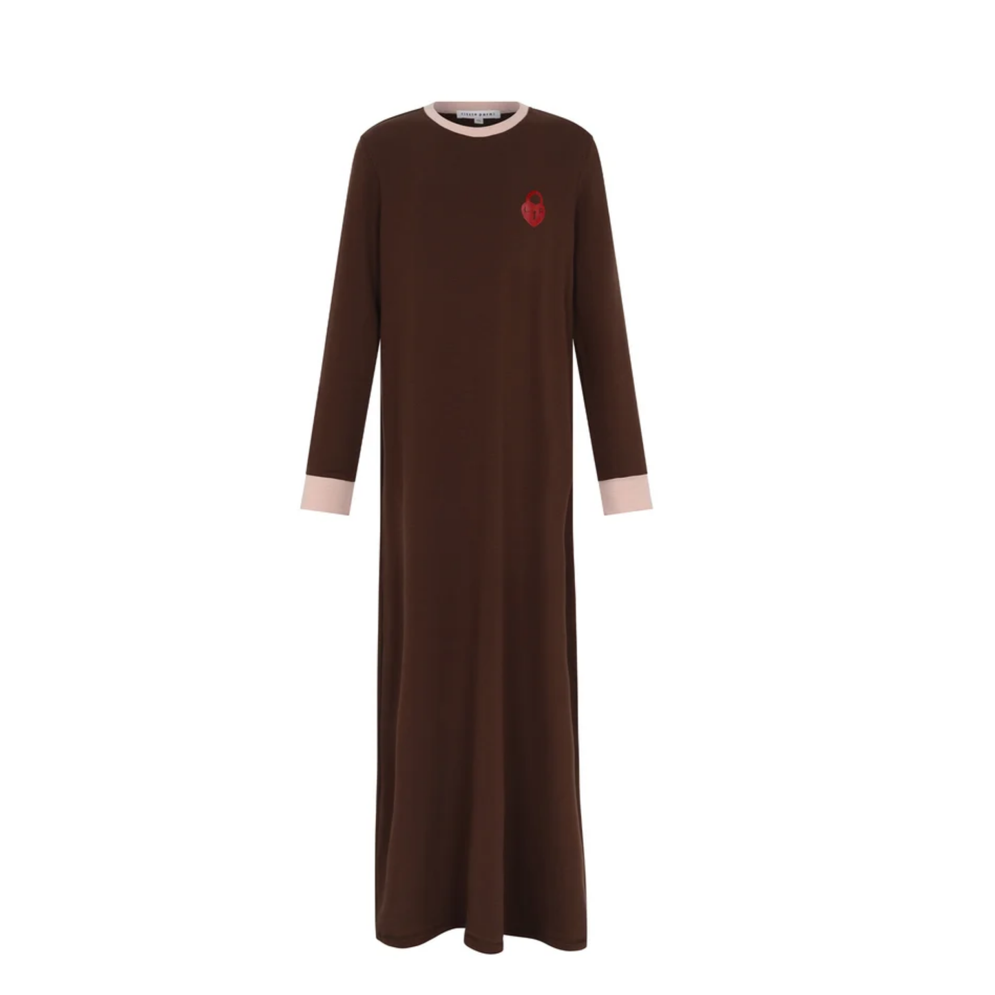 Little Parni Brown / Pink Brown Nightgown