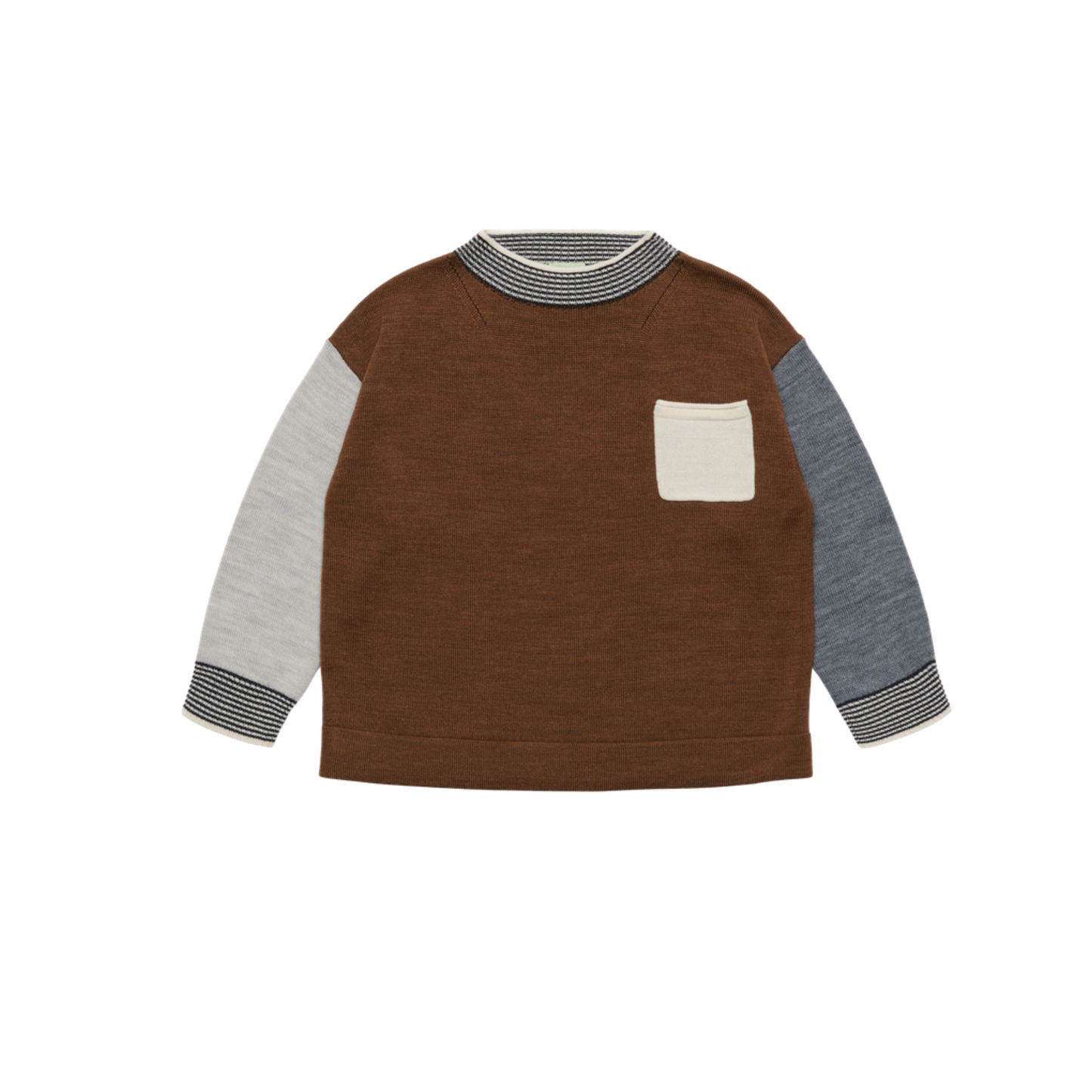 Fub Hazel Melange Thin Long Sleeve Sweater