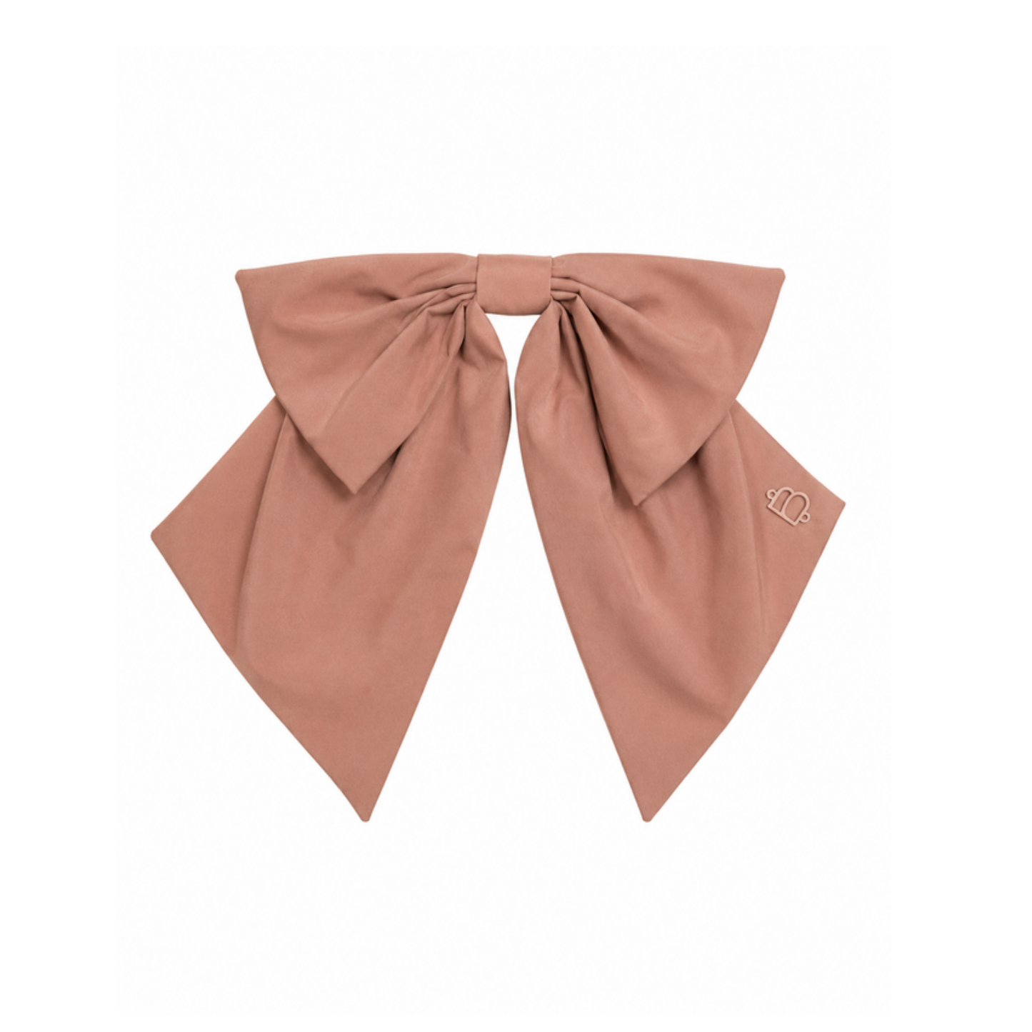 Bandeau Dusty Winter Pink Taffeta Winter Dressy Bow Clip
