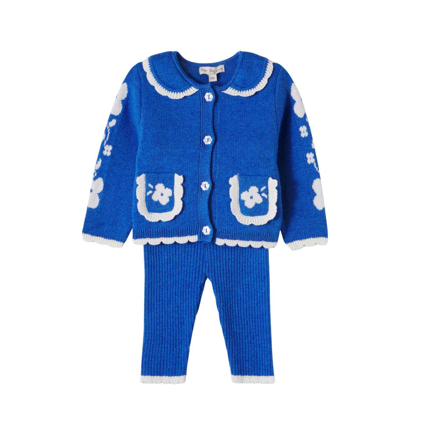 Bebe Organic Nordic Knit Cosette Pants Set