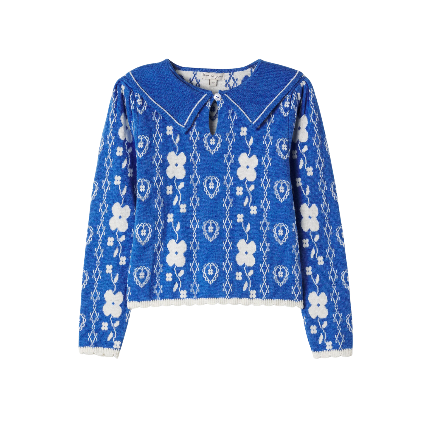 Bebe Organic Nordic Knit Cosette Long Sleeve Sweater