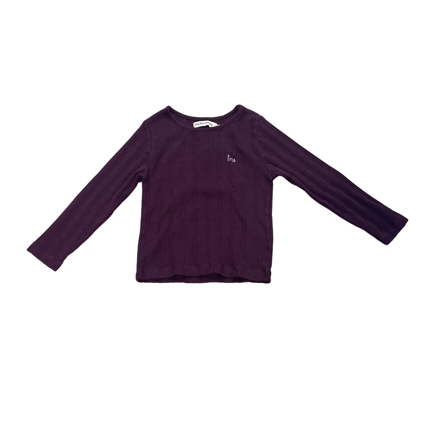 The New Society Winetasting Rib Long Sleeve Tee