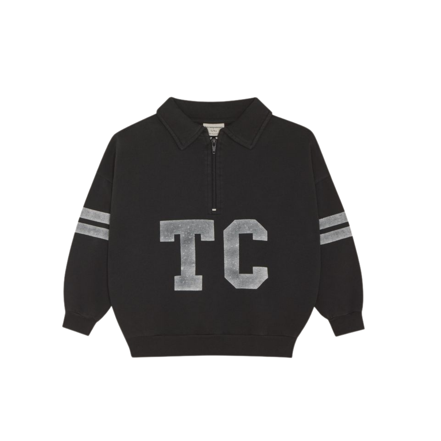 The Campamento Grey Bands Long Sleeve Sweatshirt