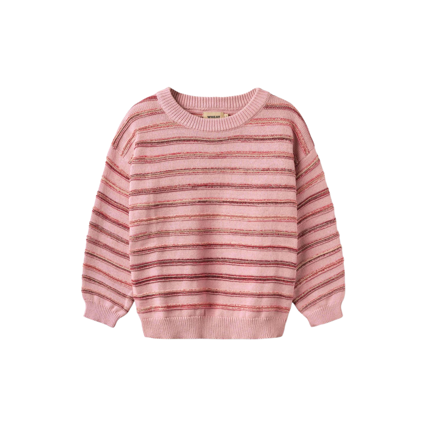 Wheat Berry Cream Harlow Stripe Jacquard Sweater