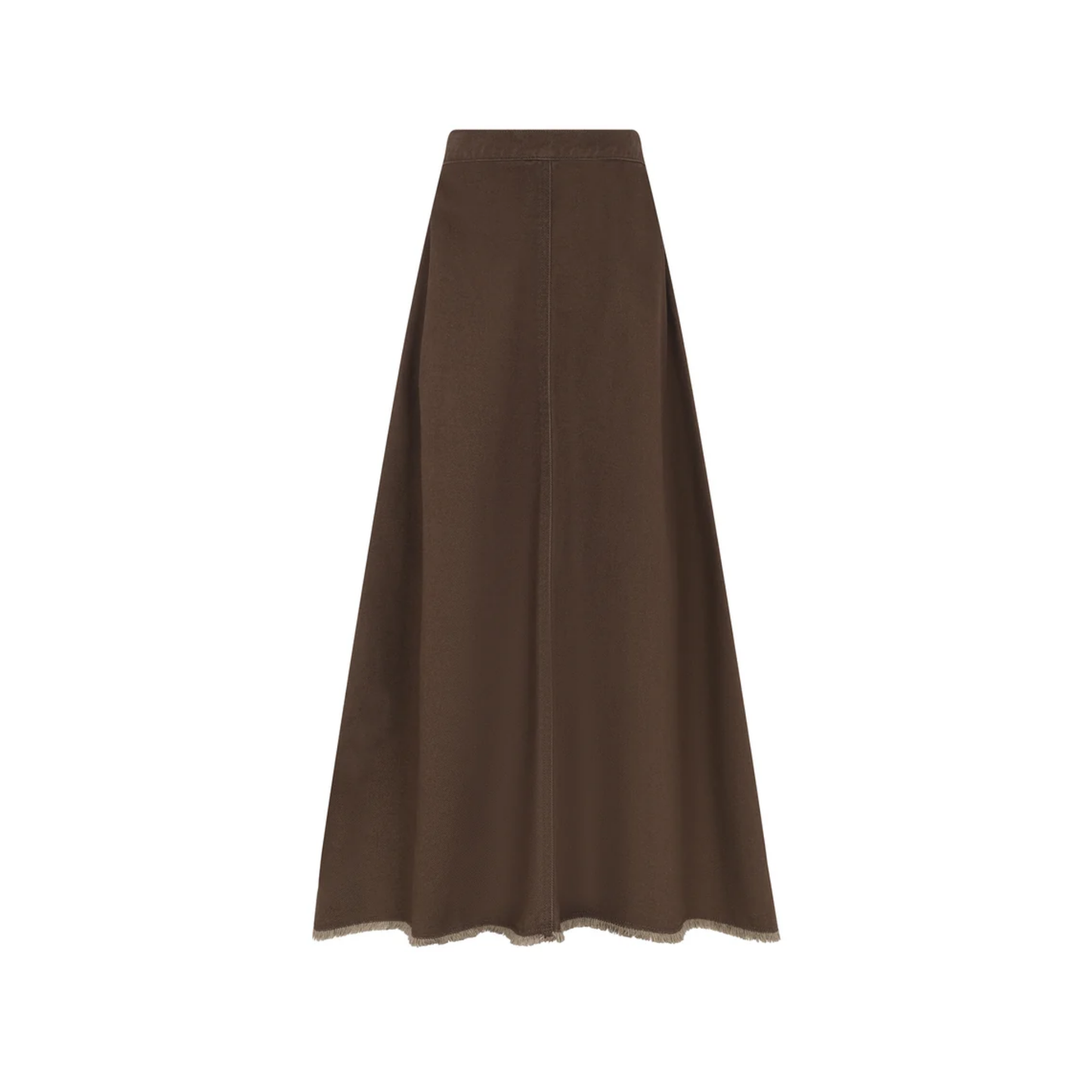 Little Parni Brown Denim Denim Teen Skirt