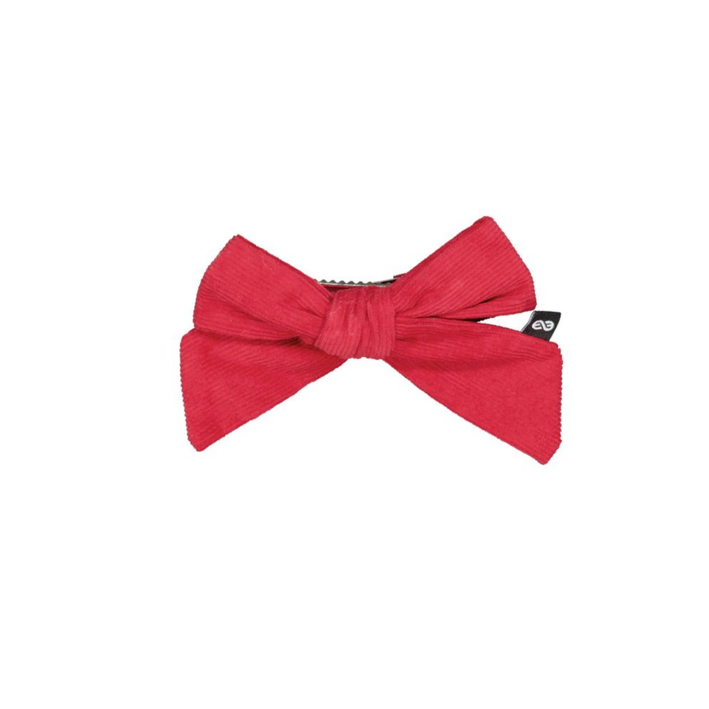 Knot Cardinal Red Corduroy Bow Clip