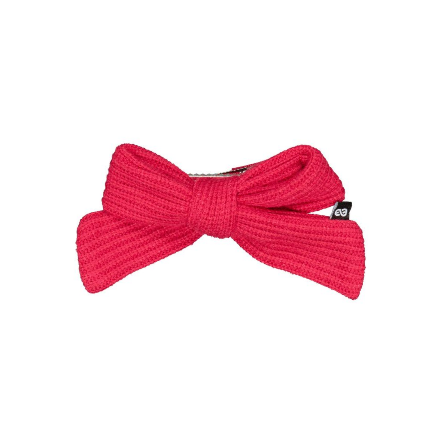 Knot Cardinal Red Waffle Bow Clip