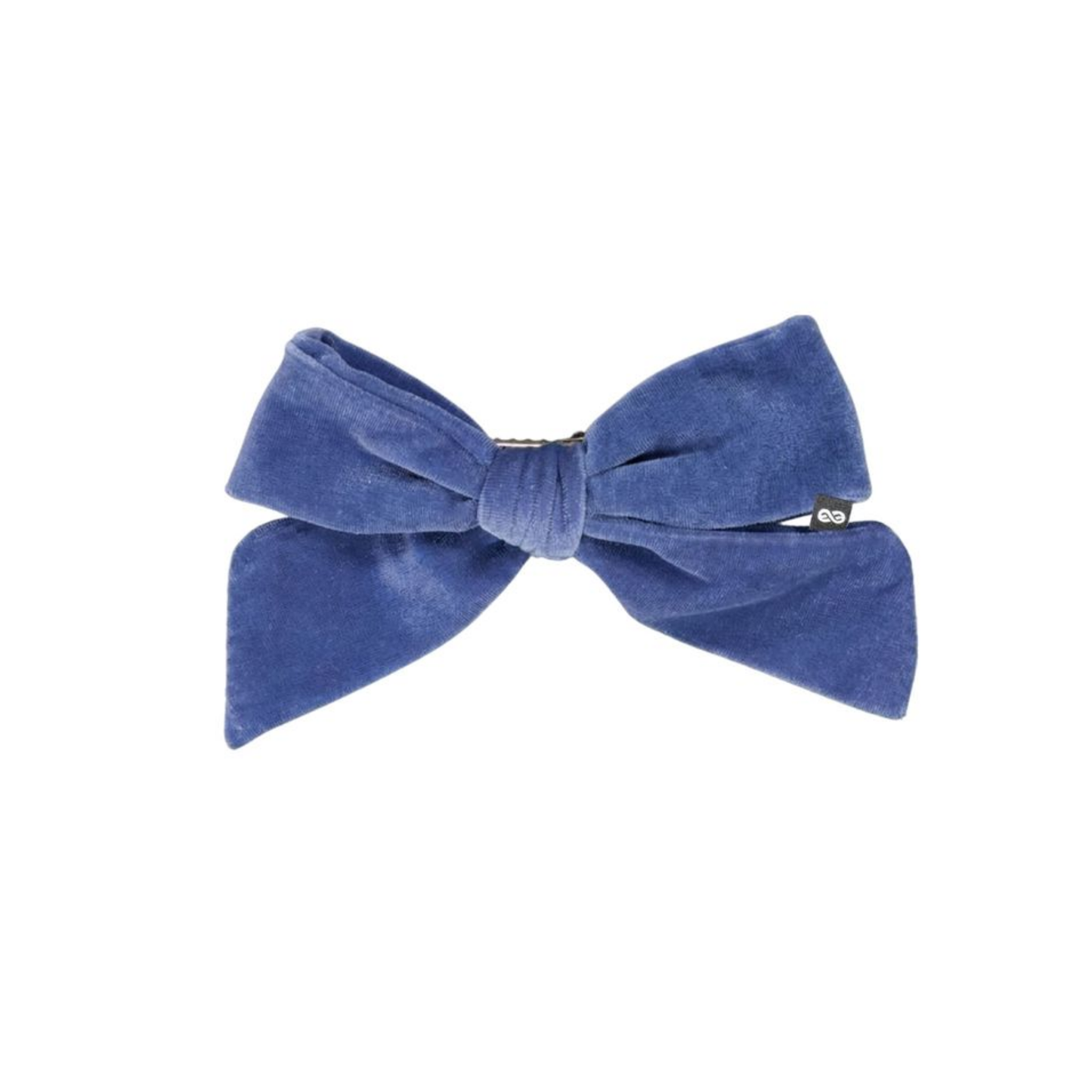 Knot Blue Jay Fern Velvet Bow Clip