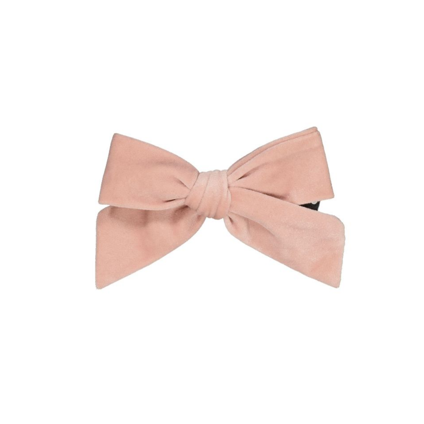 Knot Flamingo Pink Fern Velvet Bow Clip