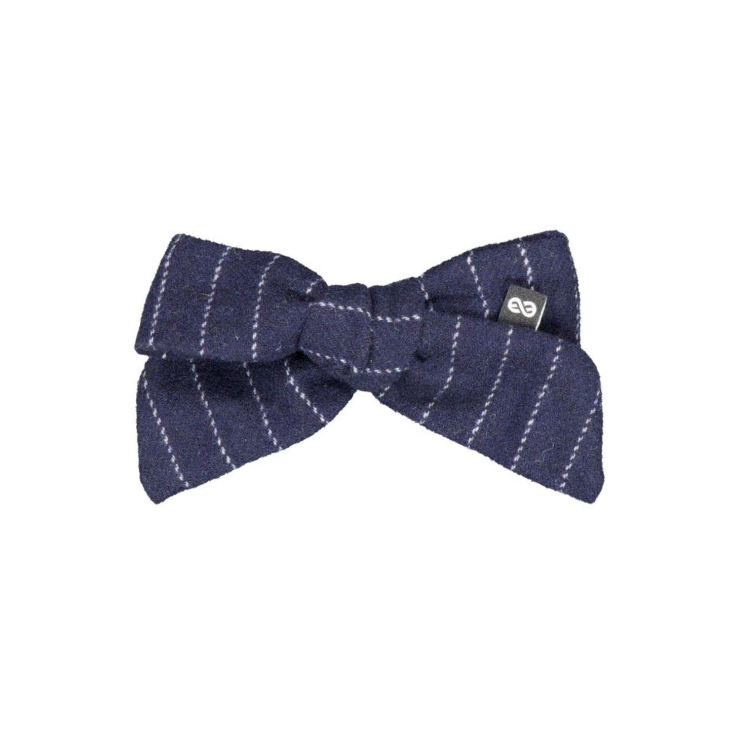 Knot Blue Jay Twing Striped Bow Clip