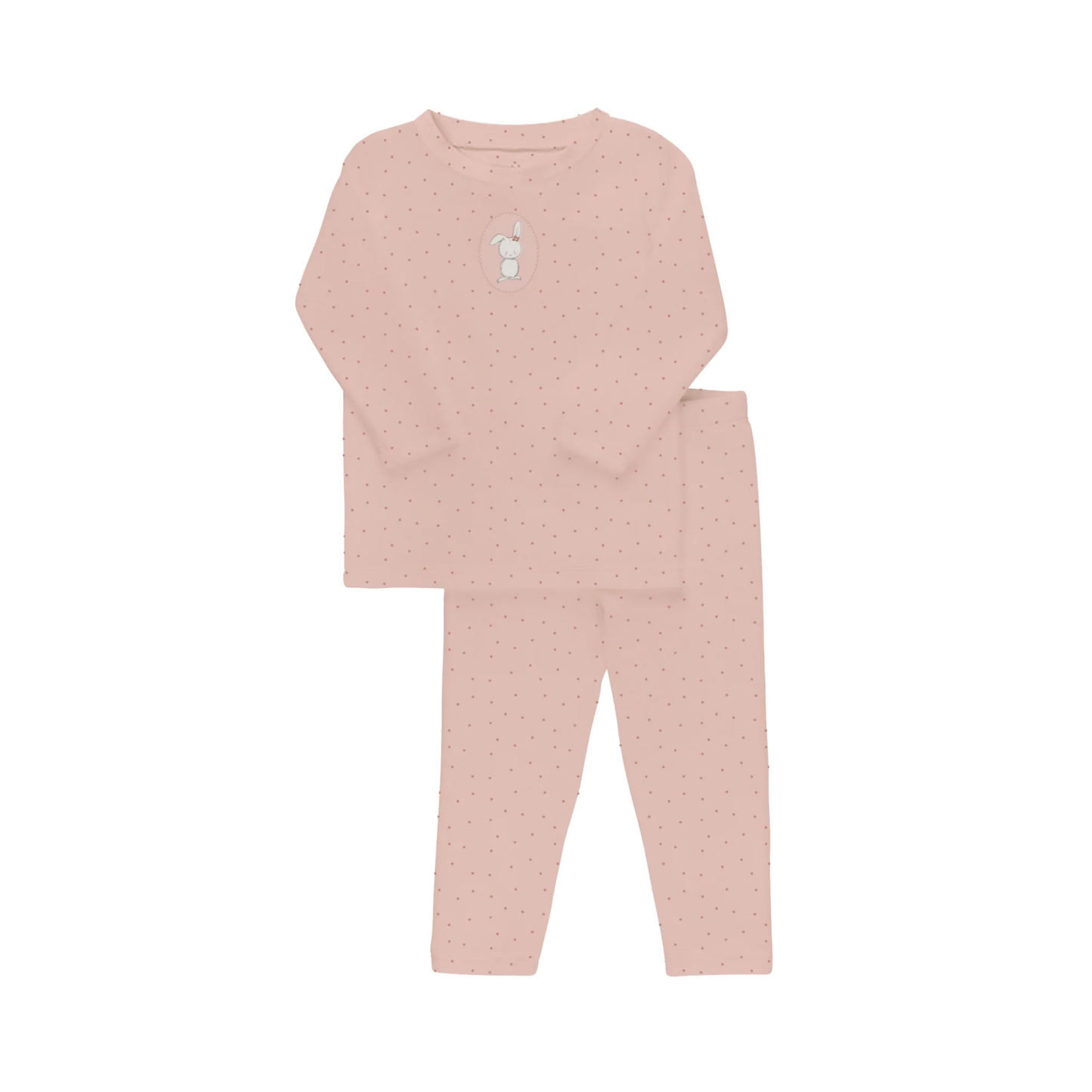 Aurora Pink Bunny Pin Dot Pajamas