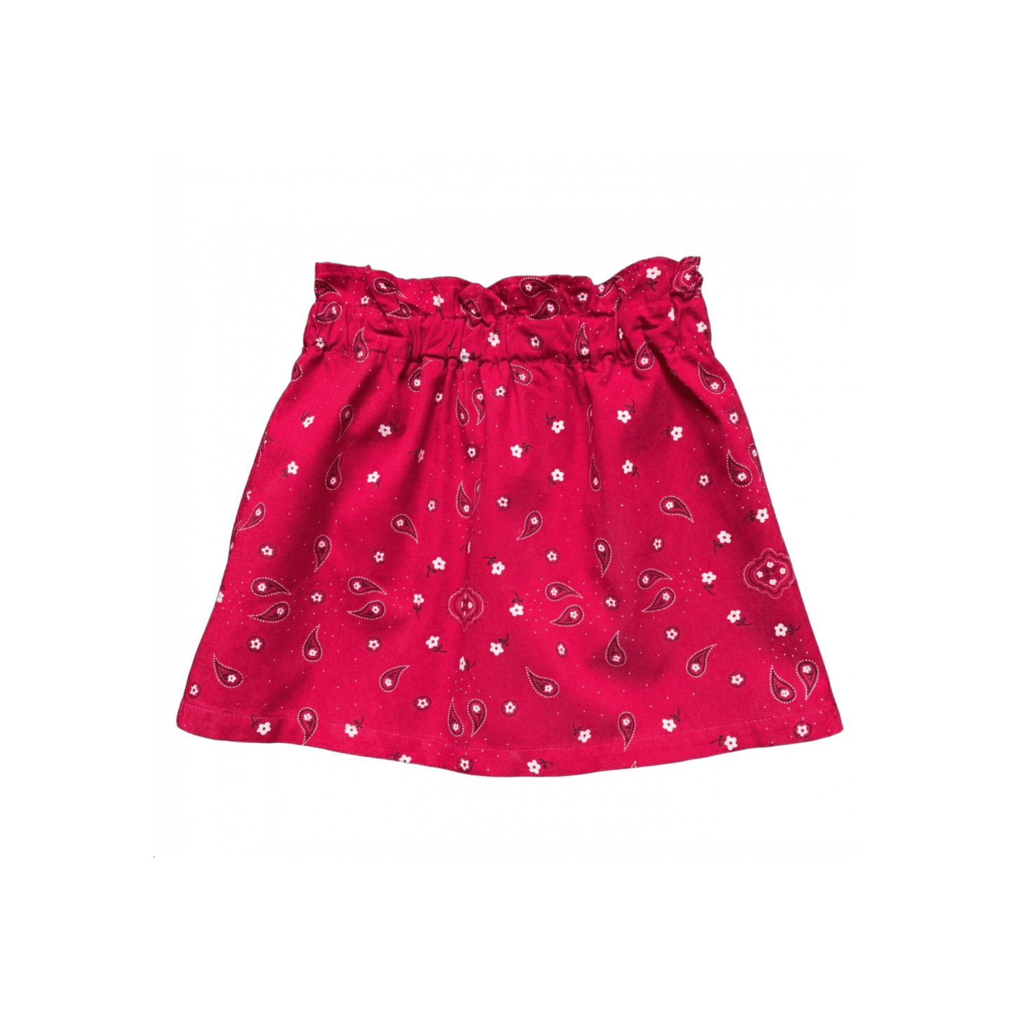 Louis Louise Red Bandana Twill Bus Skirt