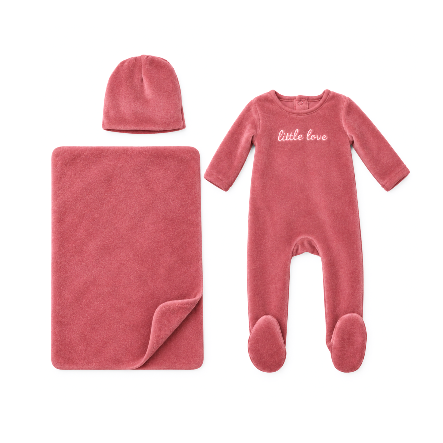 Bonjoy Pink Little Love Layette Set