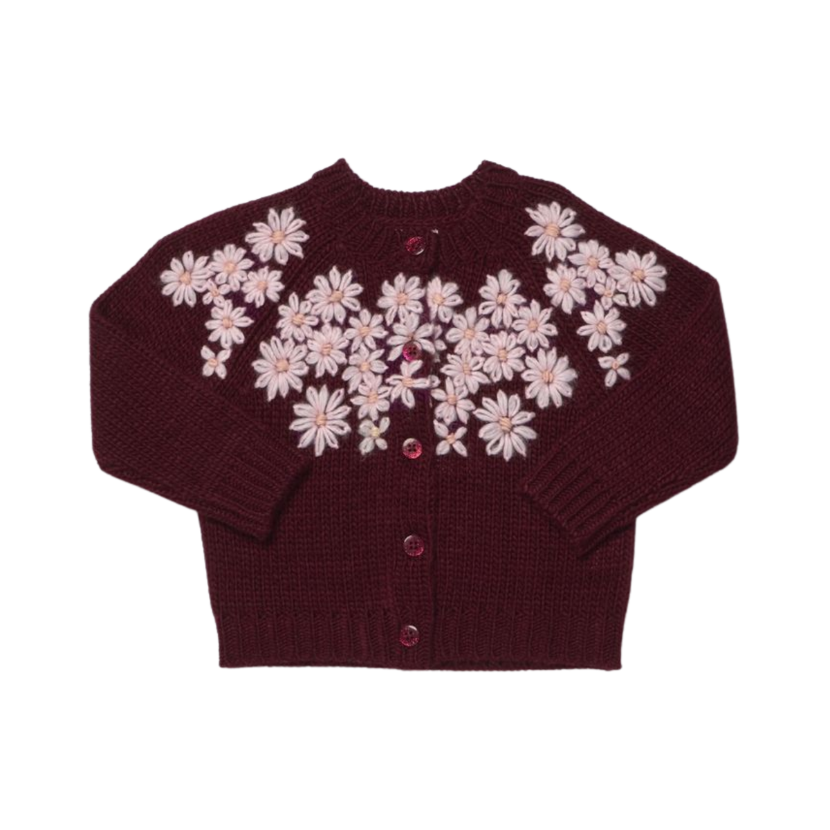 Pink Chicken Pink Blossom Embroidery Sweater