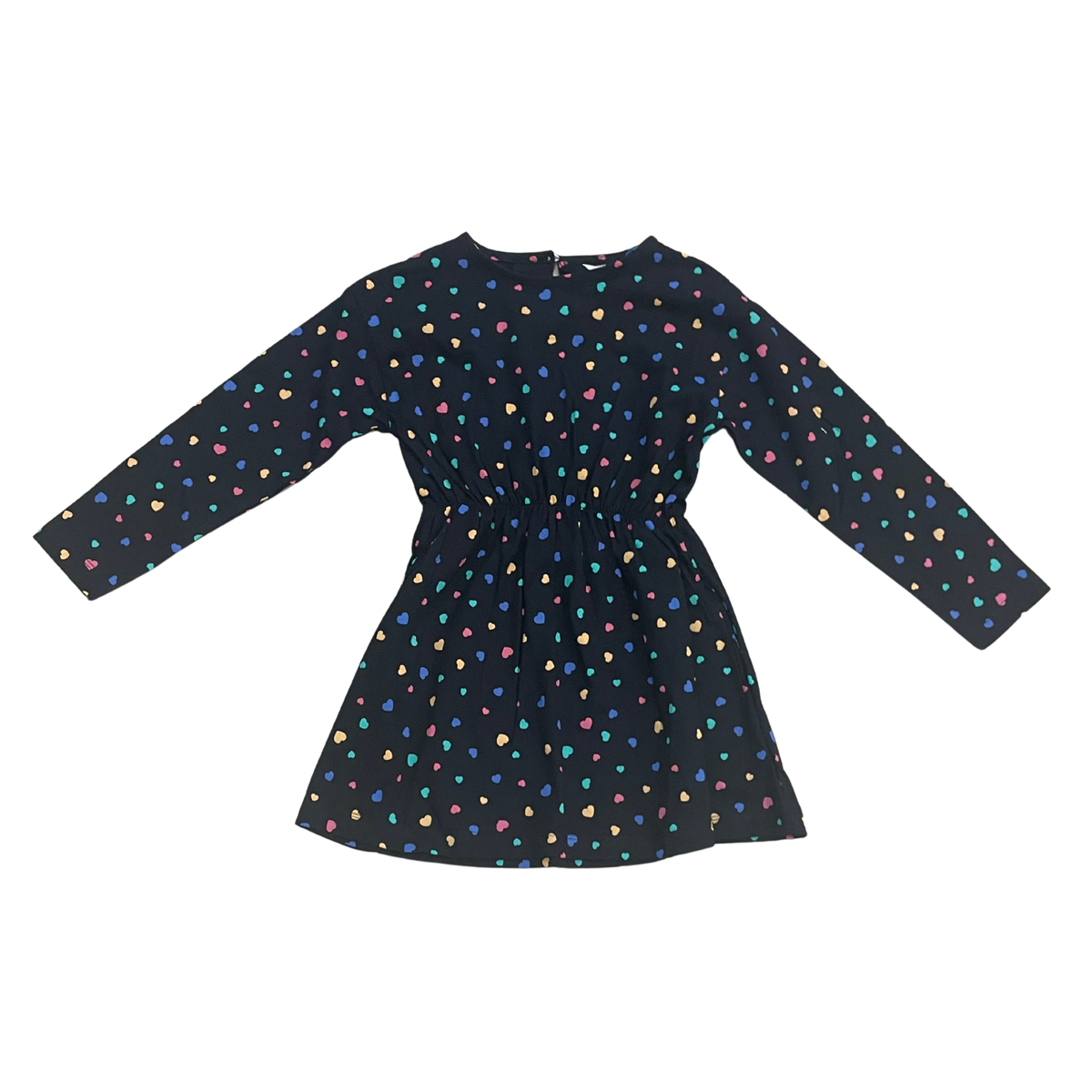 Compania Fantastica Black Multi Multi Candy Long Sleeve Dress