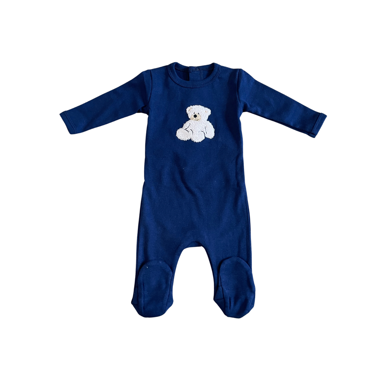 Coton Pompom Navy Cute Baby Bear Fooite