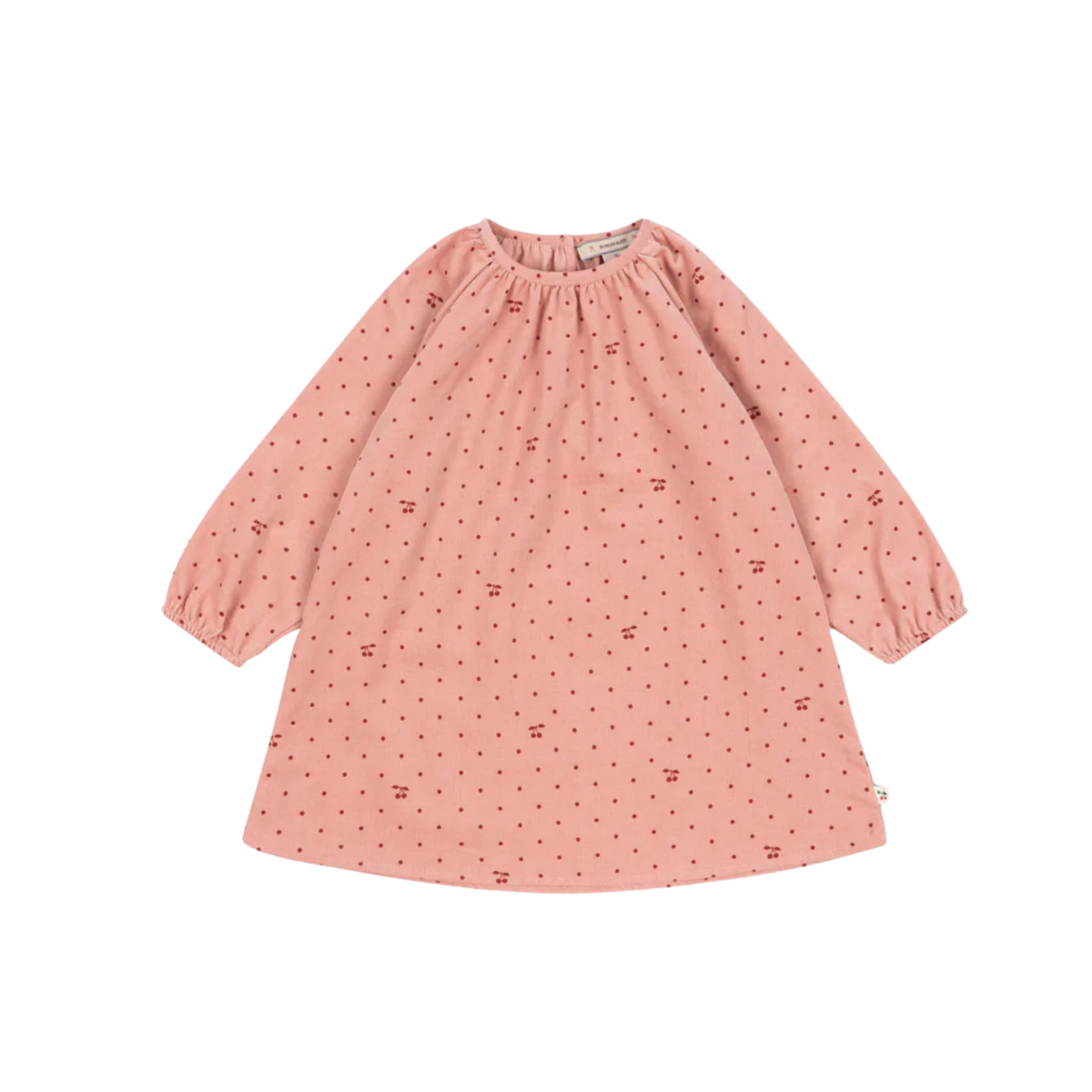 Konges Slojd Blush Cherry Dot Long Sleeve Dress