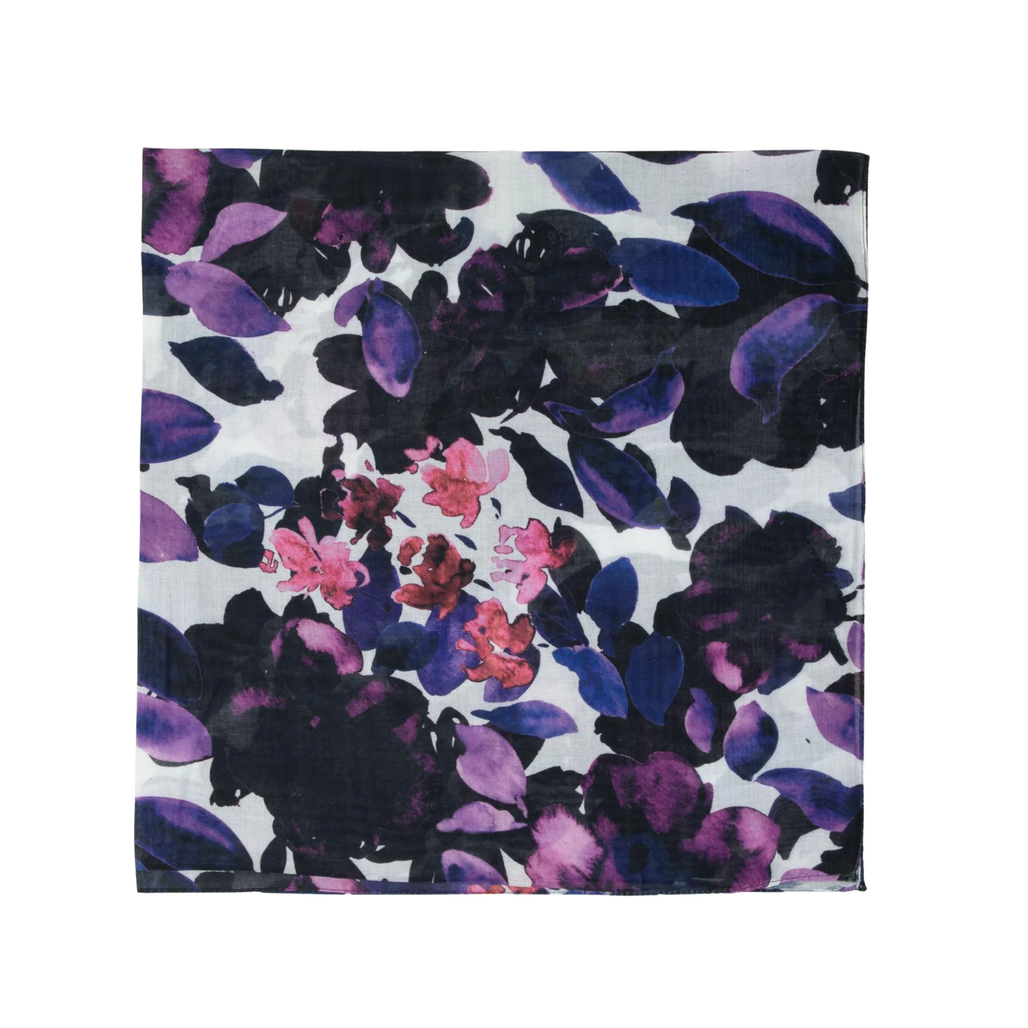 Tal Midnight Purple Blossom Headscarf