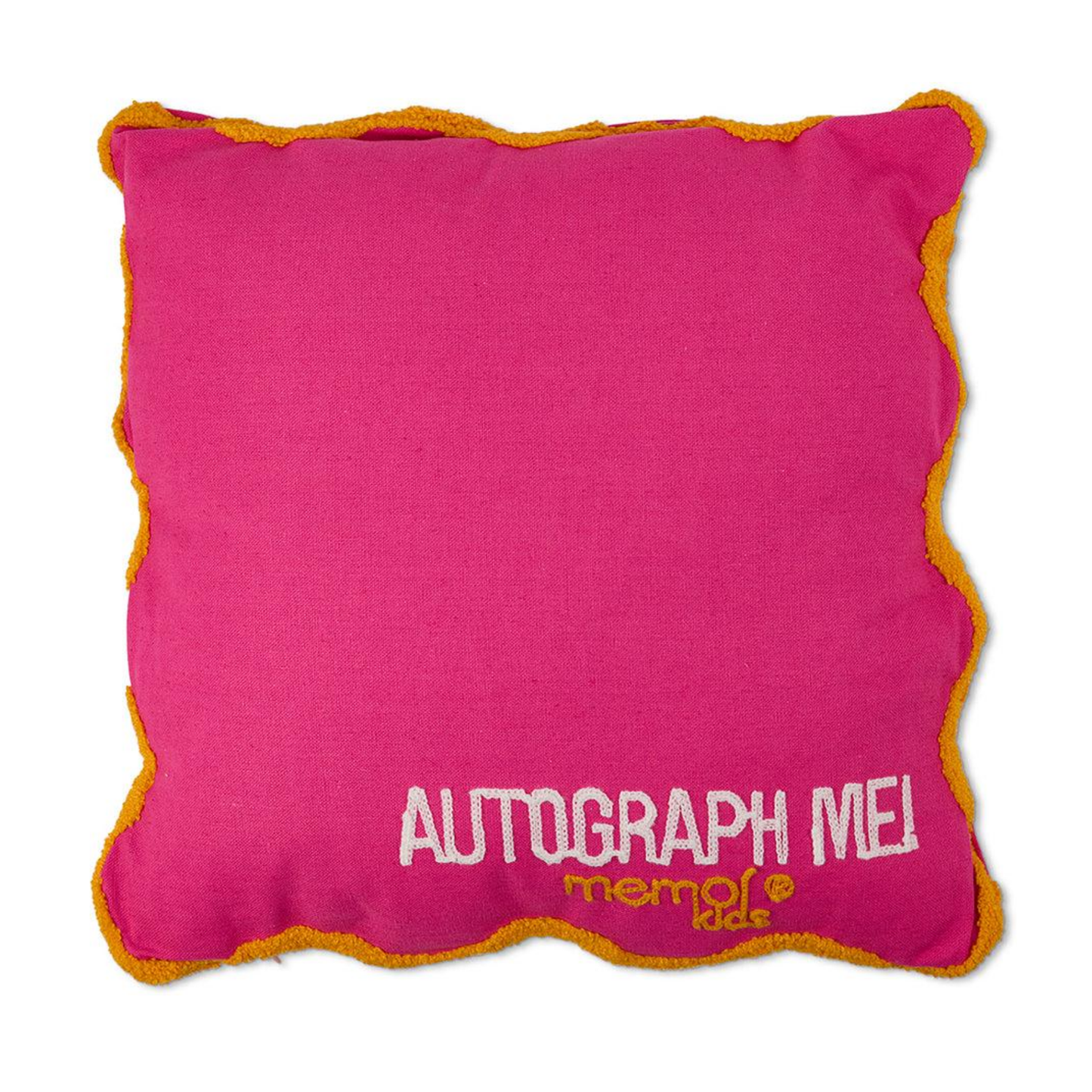 Memoi Hot Pink Camp Tastic Autograph Pillow