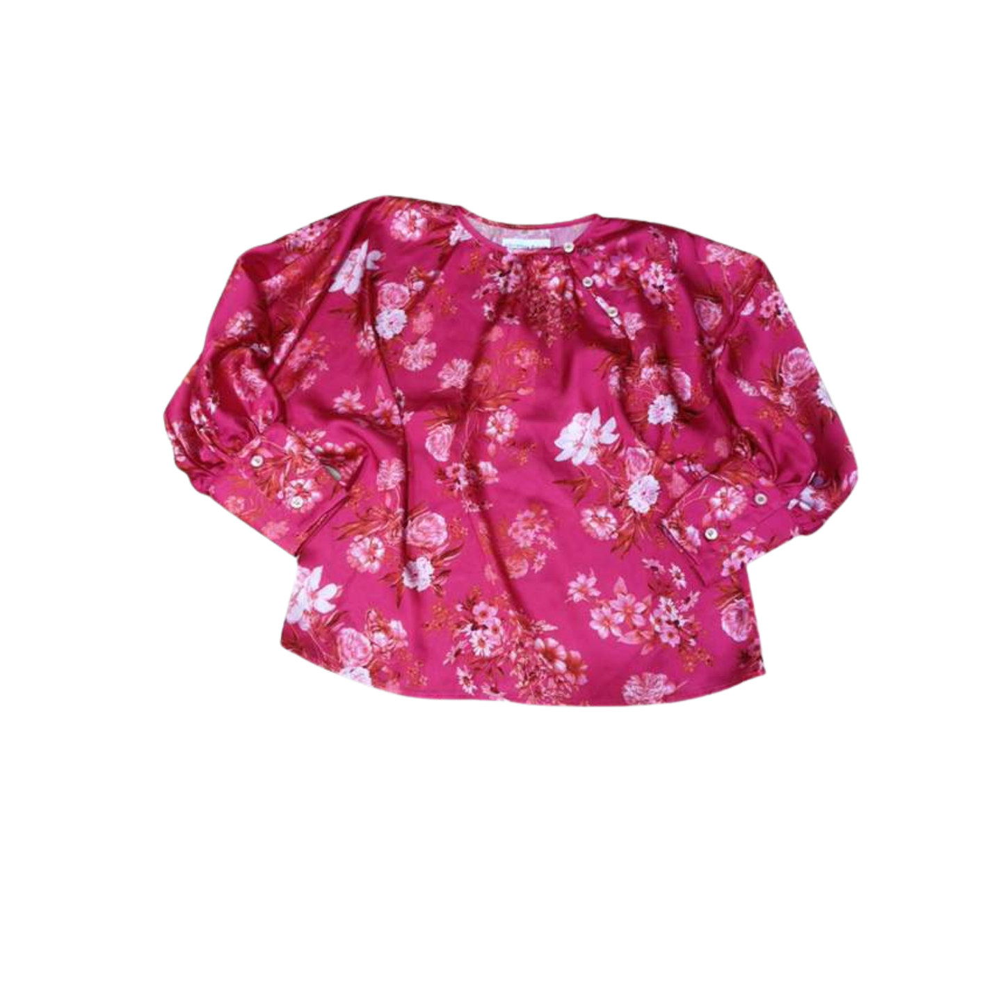 Christina Rohde Hot Pink Floral Top