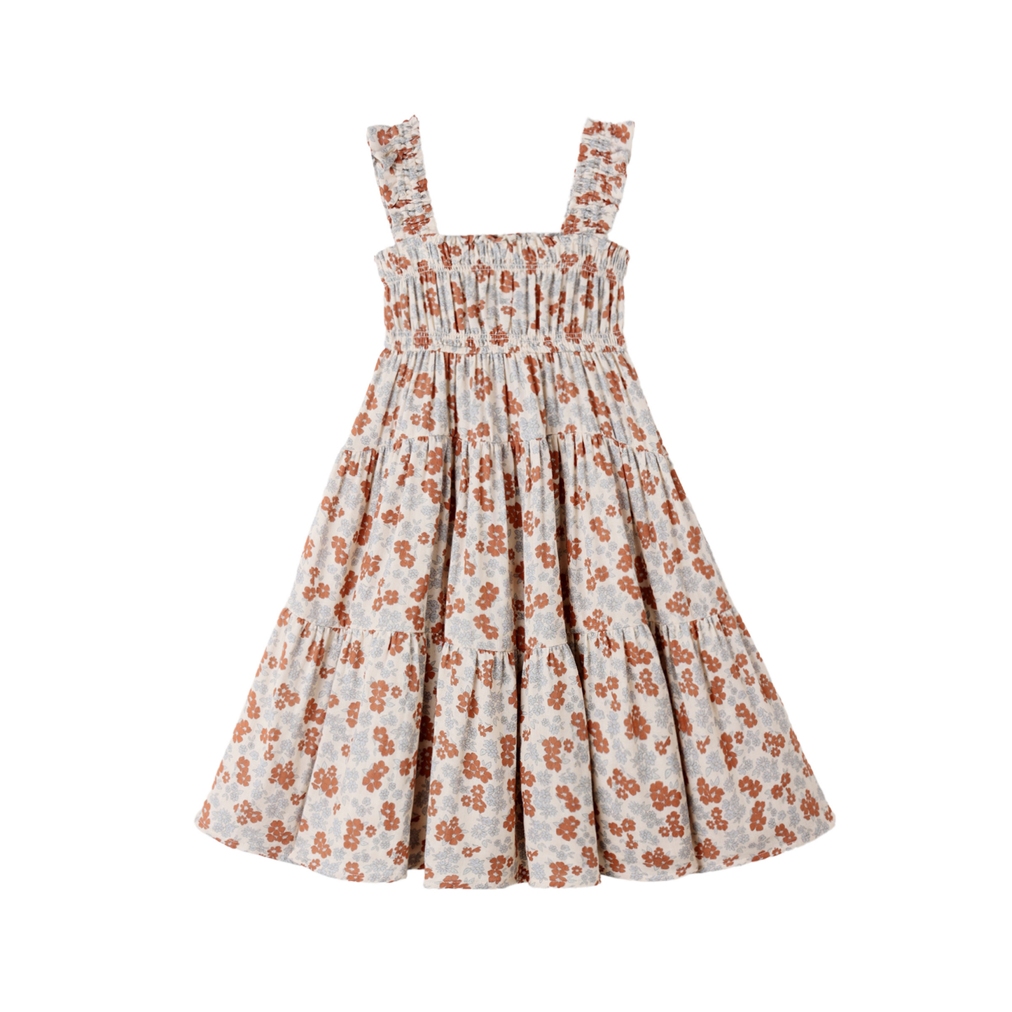 Rylee+Cru Natural Josie Americana Floral Sleeveless Dress