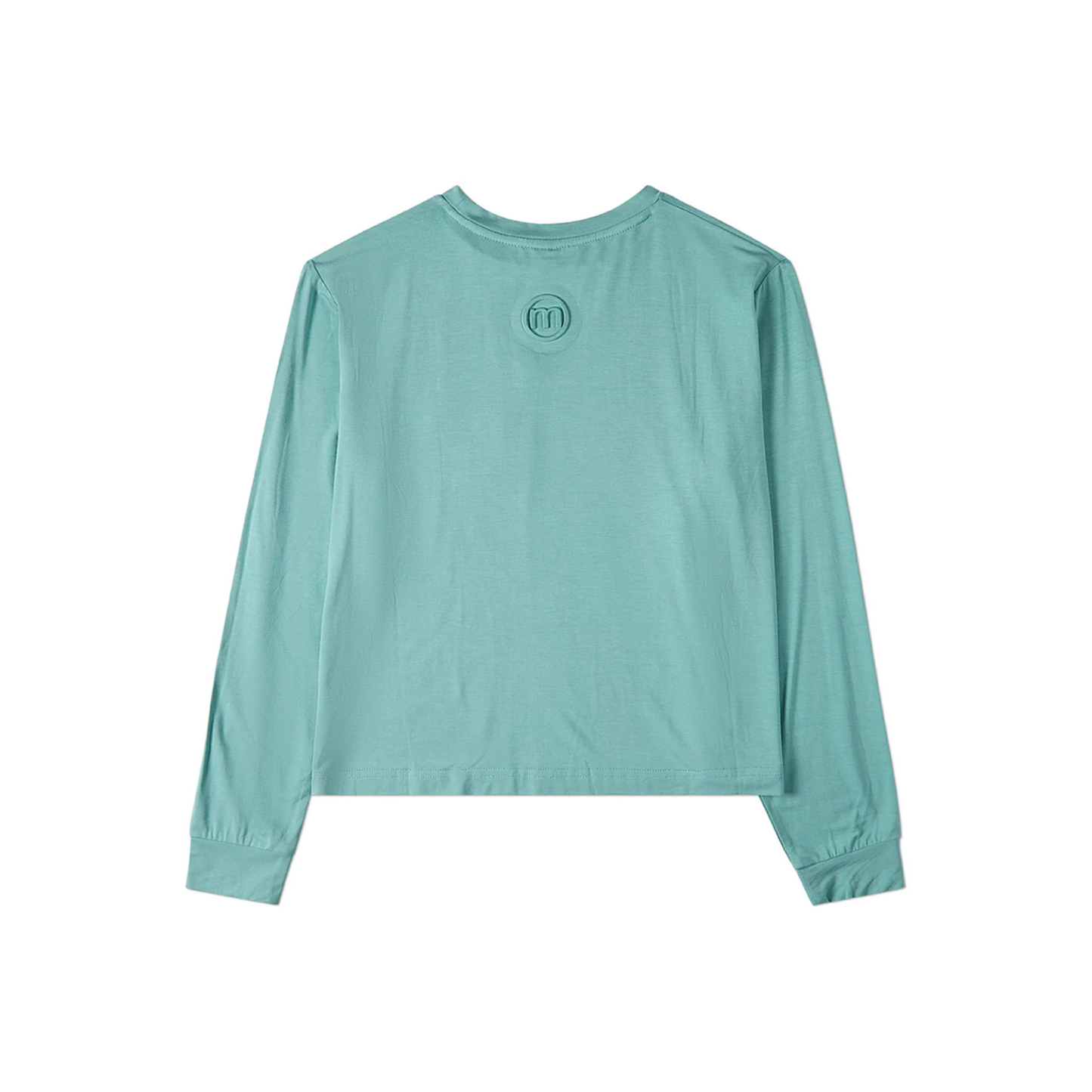 Memoi Teal Make Today Happy Smiley Long Sleeve T-Shirt