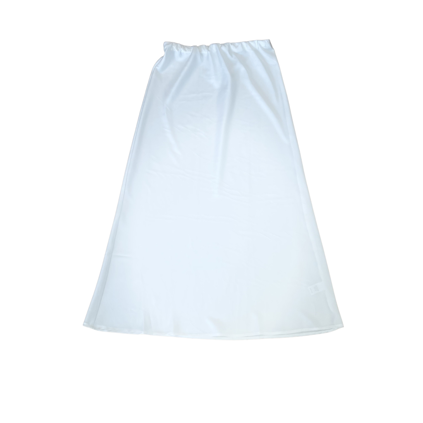 Theme Joey White Satin Maxi Skirt