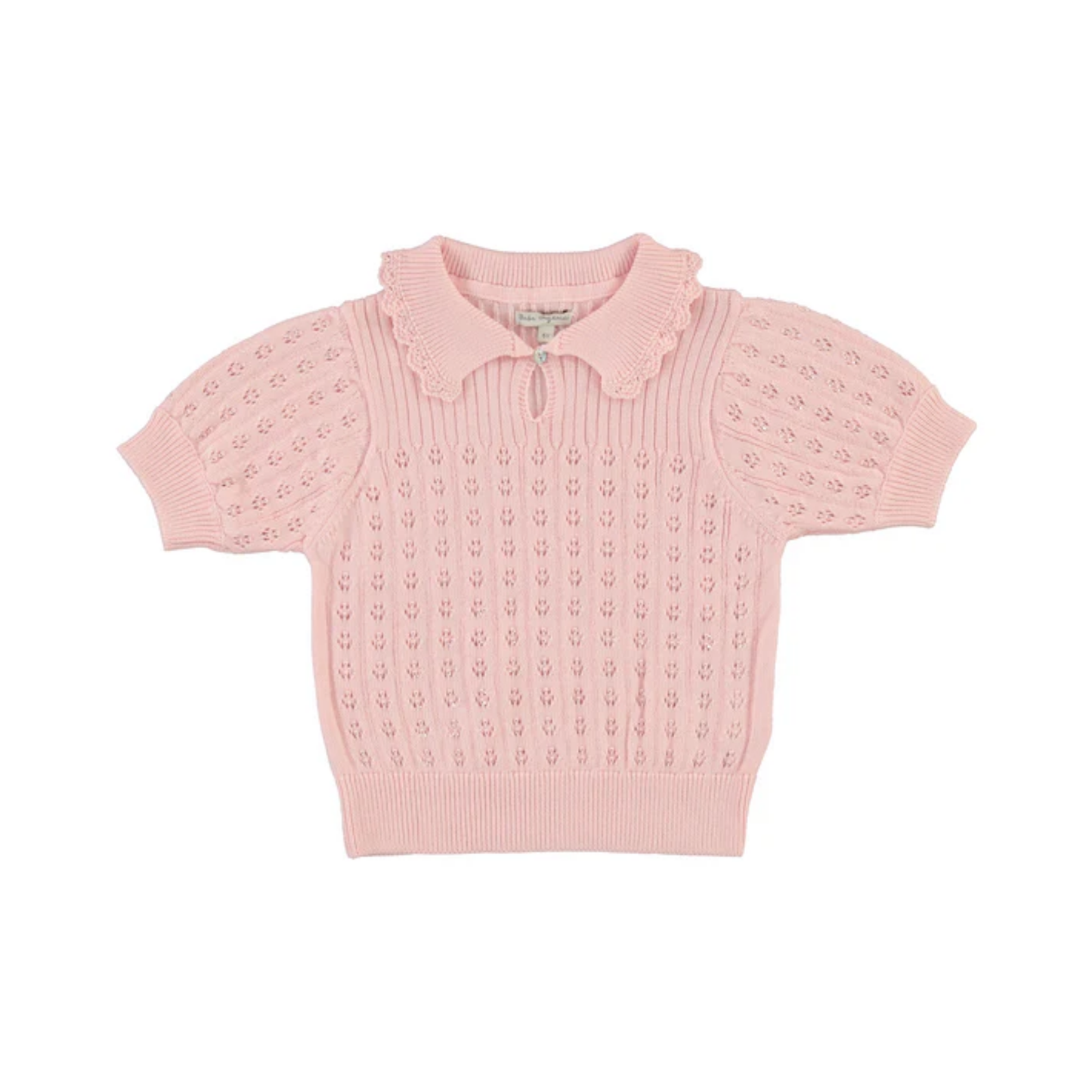 Bebe Organic Blossom Knit Summer Sweater