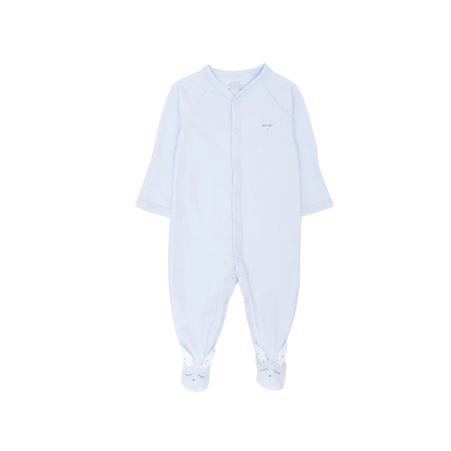 Livly Blue Bunny Simplicity Footie