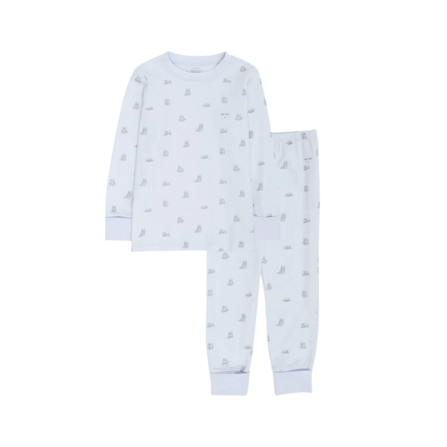 Livly Blue Snuggle Bunny Marley Long Sleeve Pajama