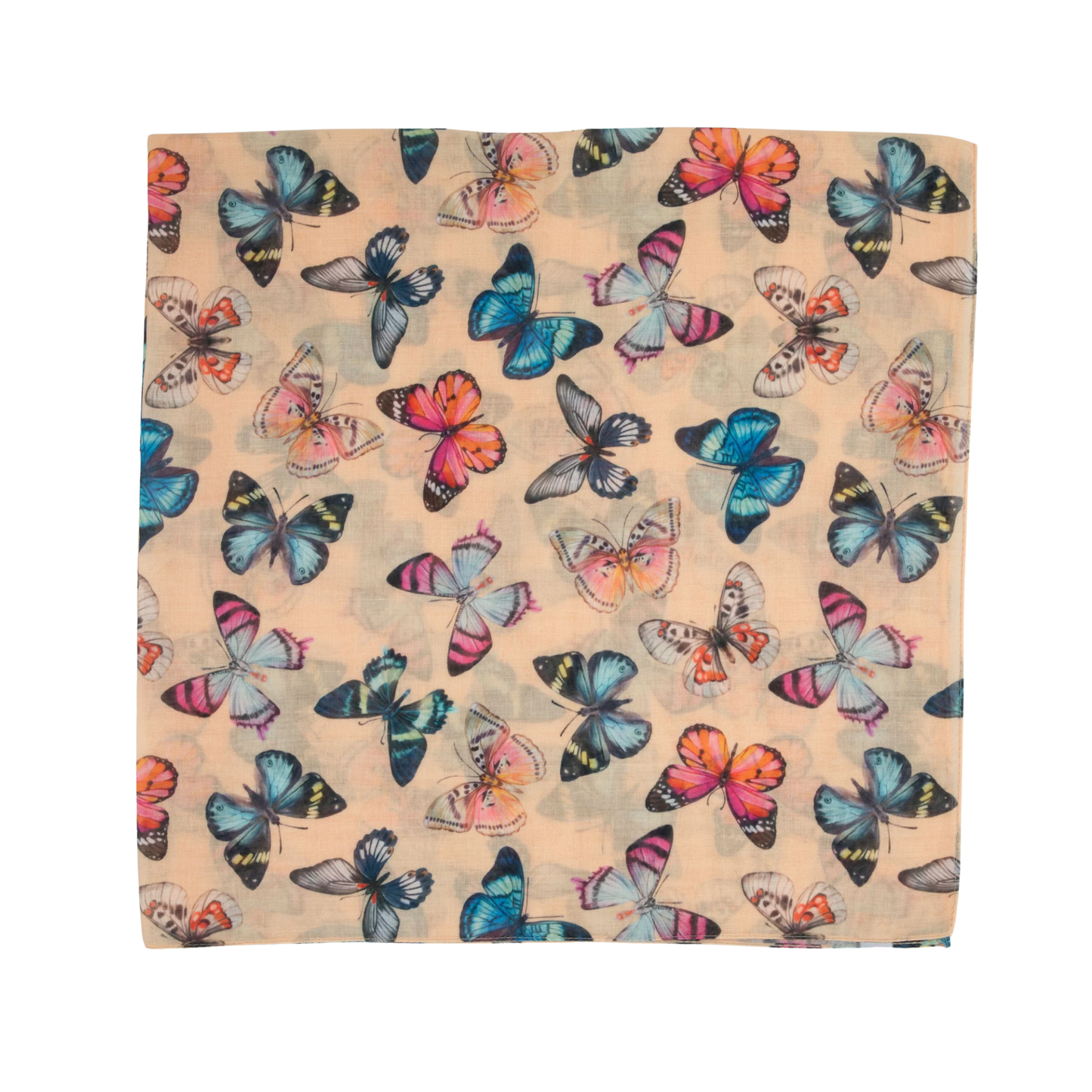 Tal Yellow Butterfly Headscarf