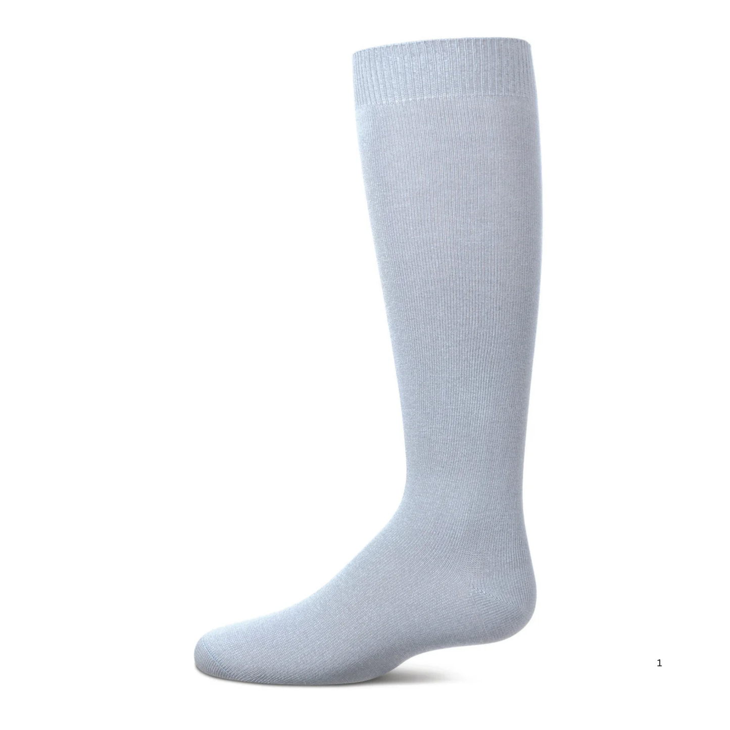Memoi Kids Basic Soft Rayon from Bamboo Knee High Socks Storm Blue - Mk-6266